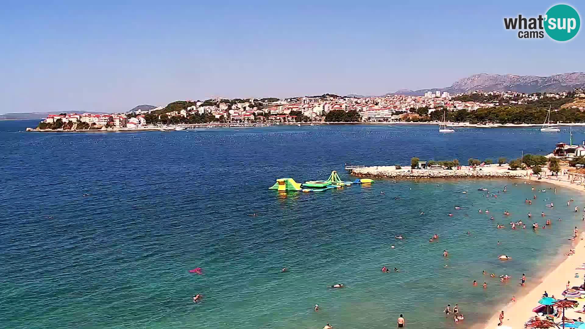 Web kamera Plaža Podstrana – Pogled uživo