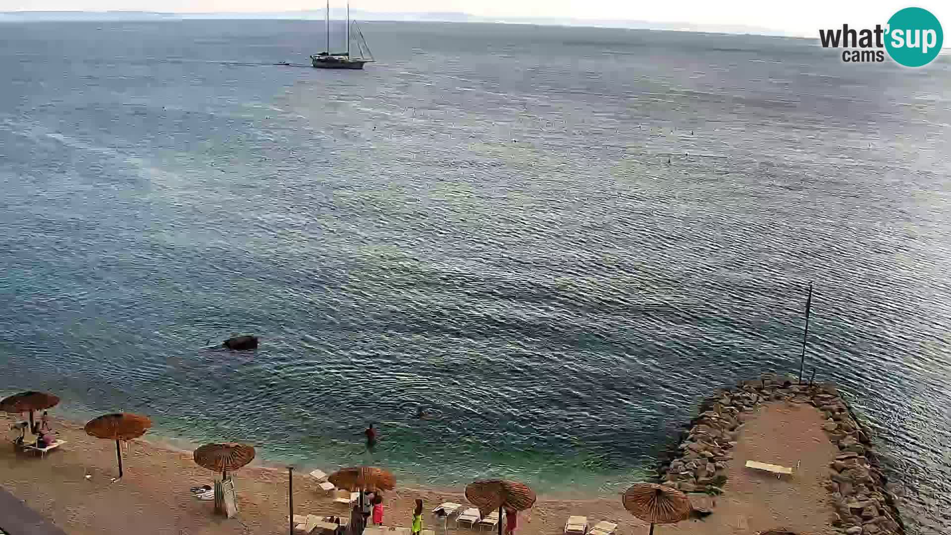 Webcam plage de Podstrana – Vue en direct depuis Hotel Split