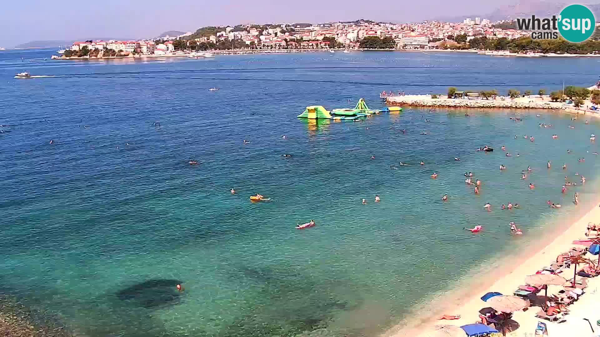 Webcam plage de Podstrana – Vue en direct depuis Hotel Split
