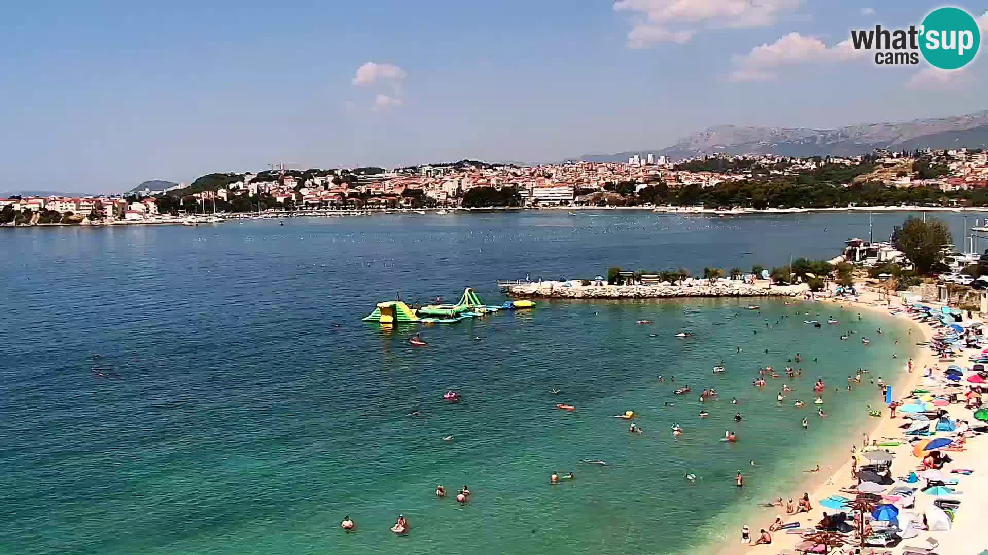 Spletna kamera Plaža Podstrana – Pogled v živo