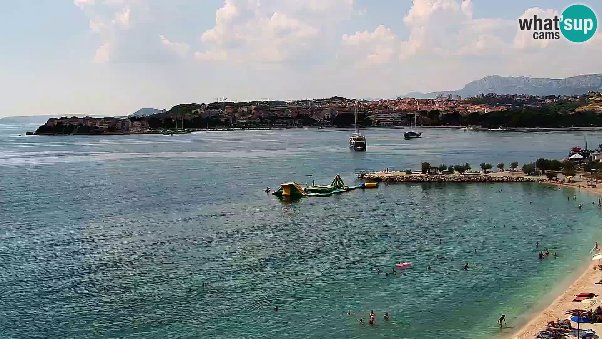 Web kamera Plaža Podstrana – Pogled uživo