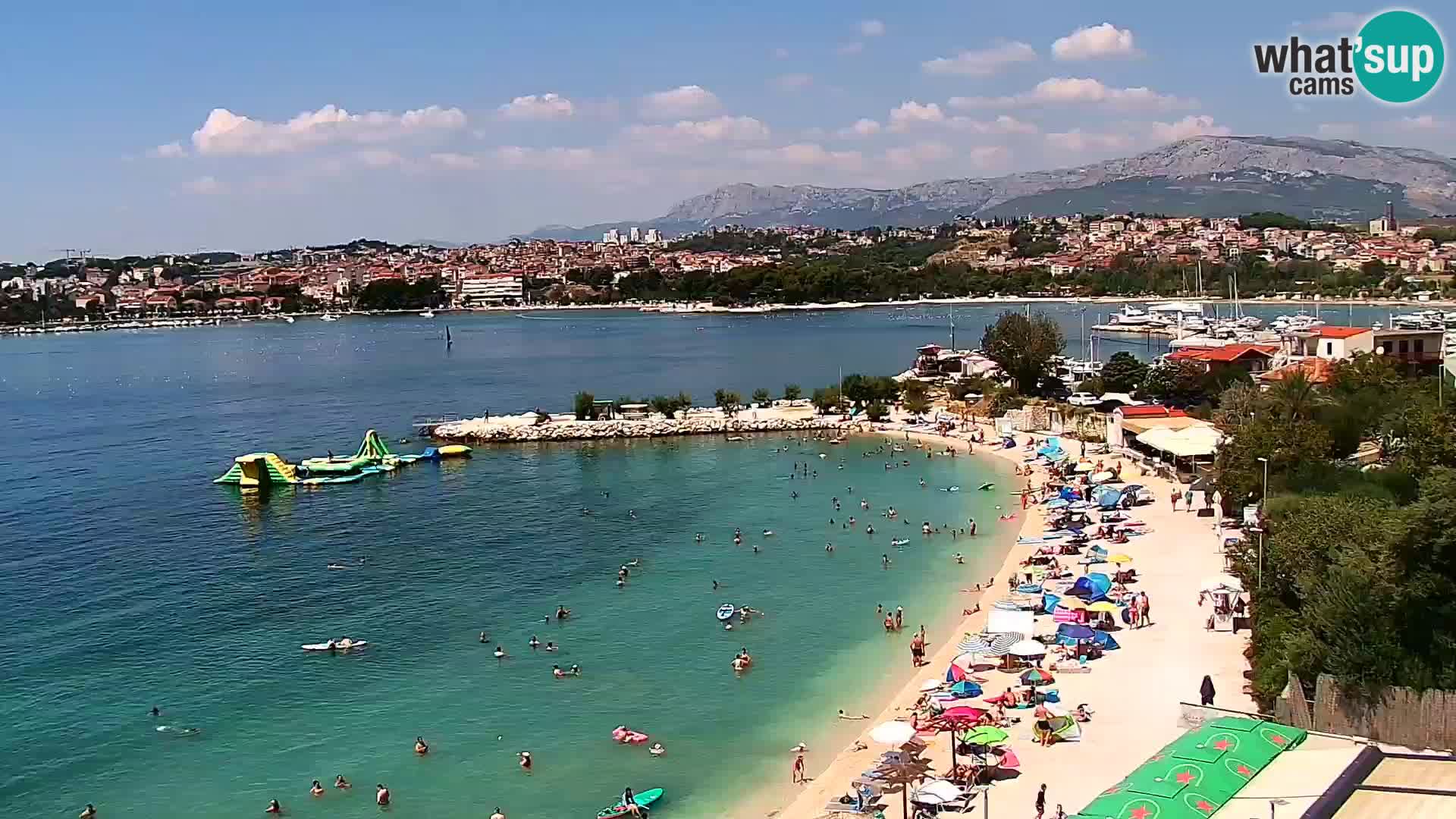Podstrana Strand Webcam – Liveblick vom Hotel Split