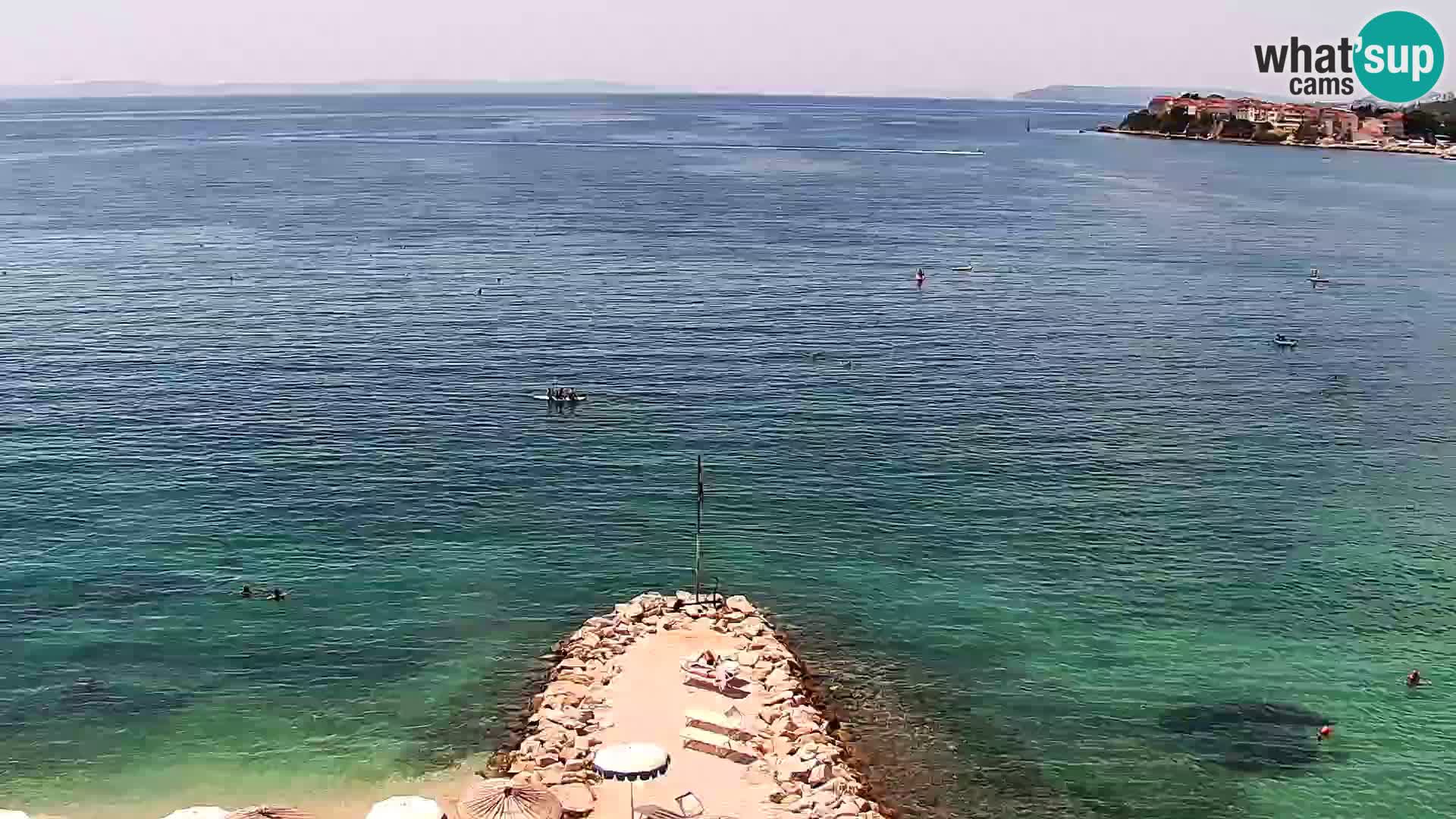 Web kamera Plaža Podstrana – Pogled uživo