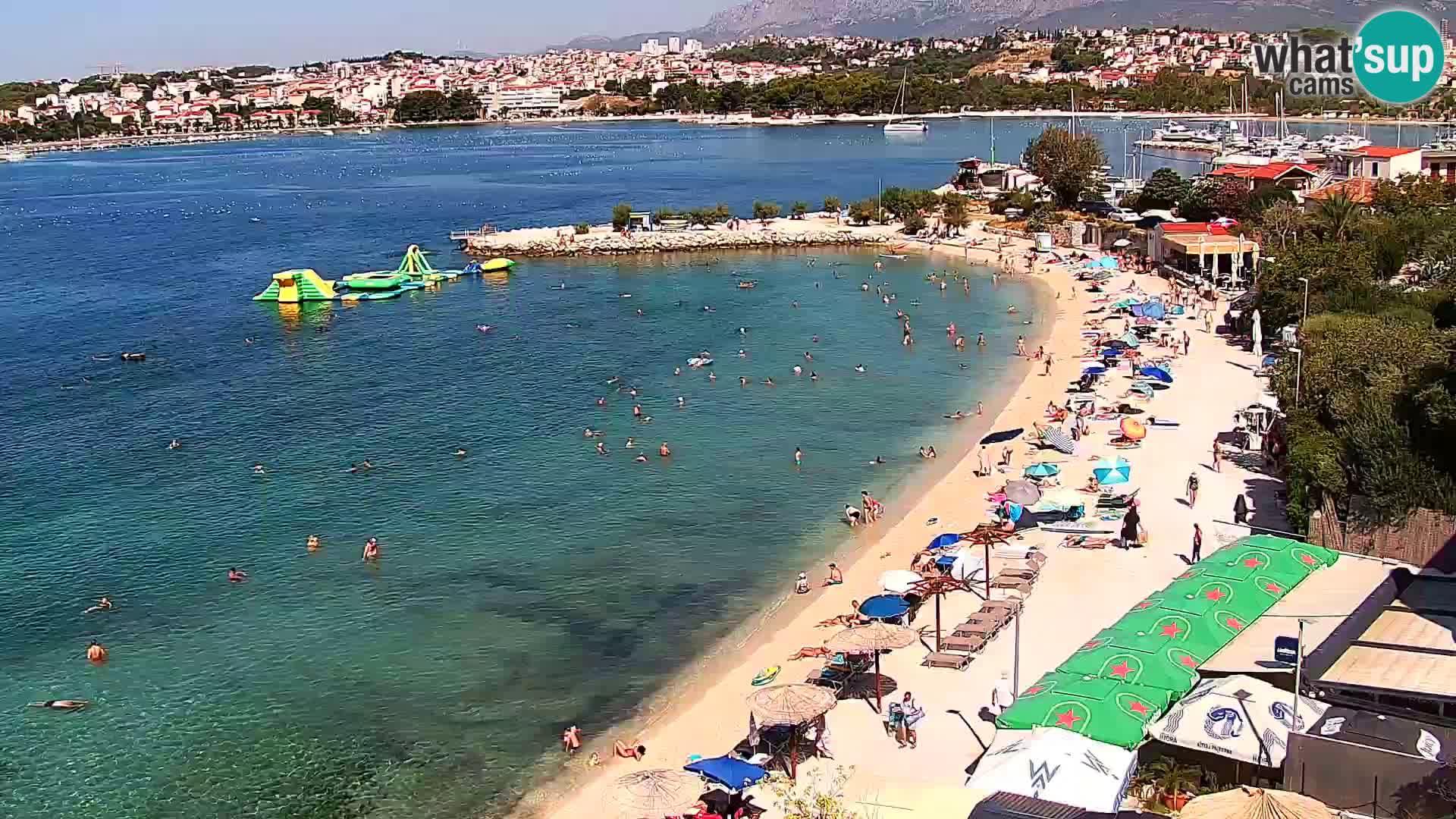 Webcam Playa de Podstrana – Vista en directo desde Hotel Split
