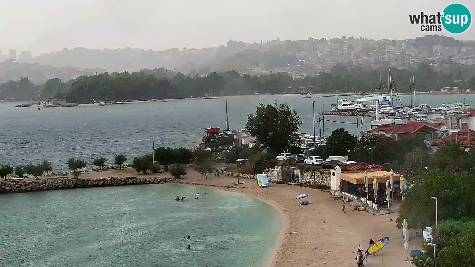 Webcam plage de Podstrana – Vue en direct depuis Hotel Split