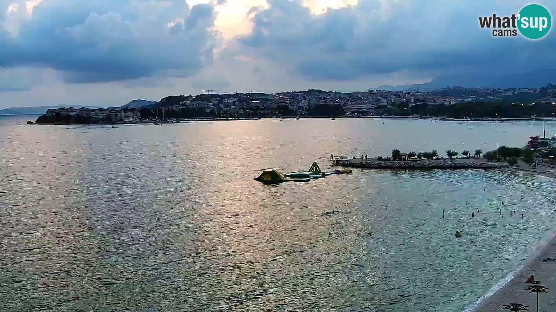 Webcam plage de Podstrana – Vue en direct depuis Hotel Split
