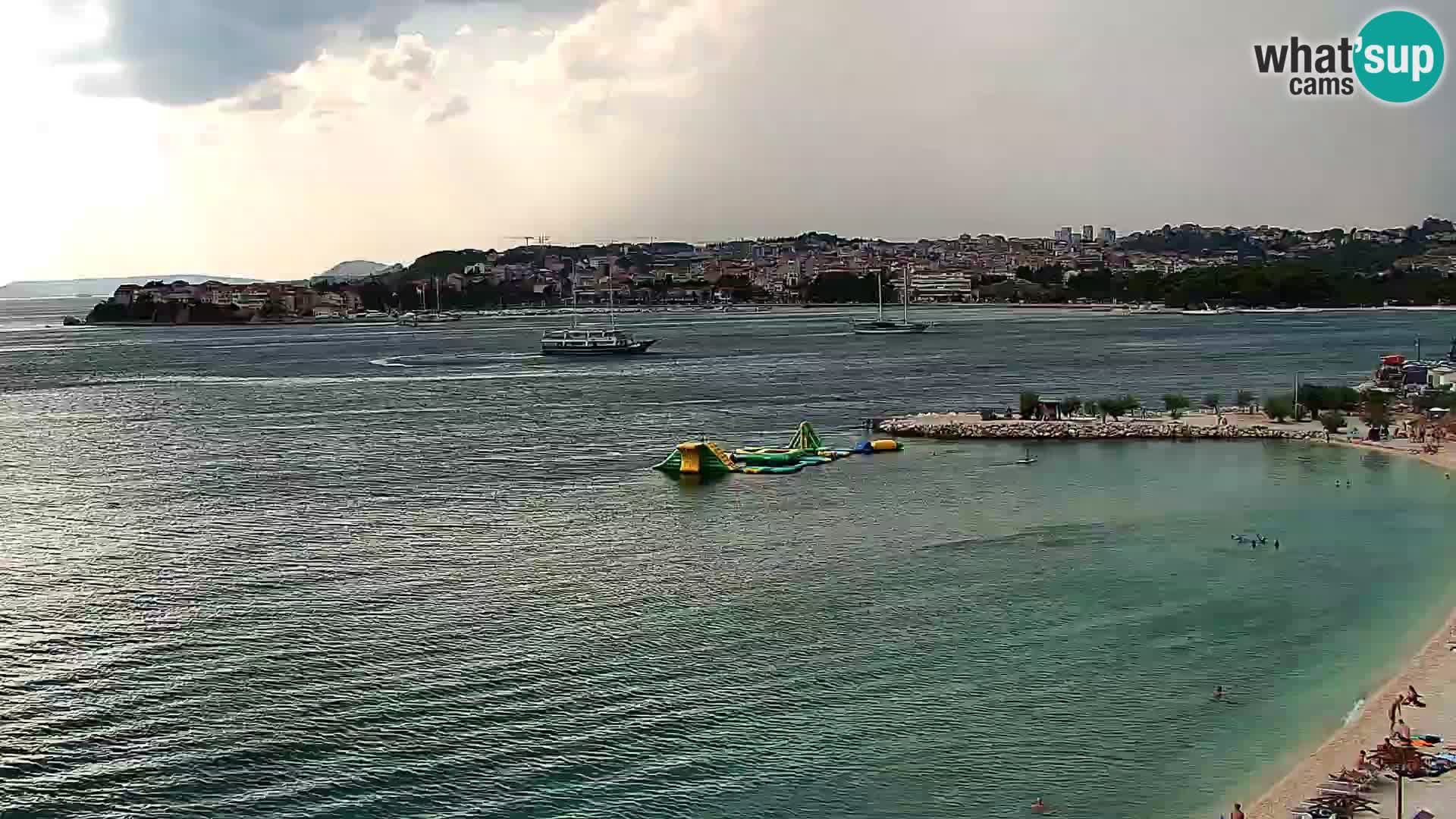 Spletna kamera Plaža Podstrana – Pogled v živo