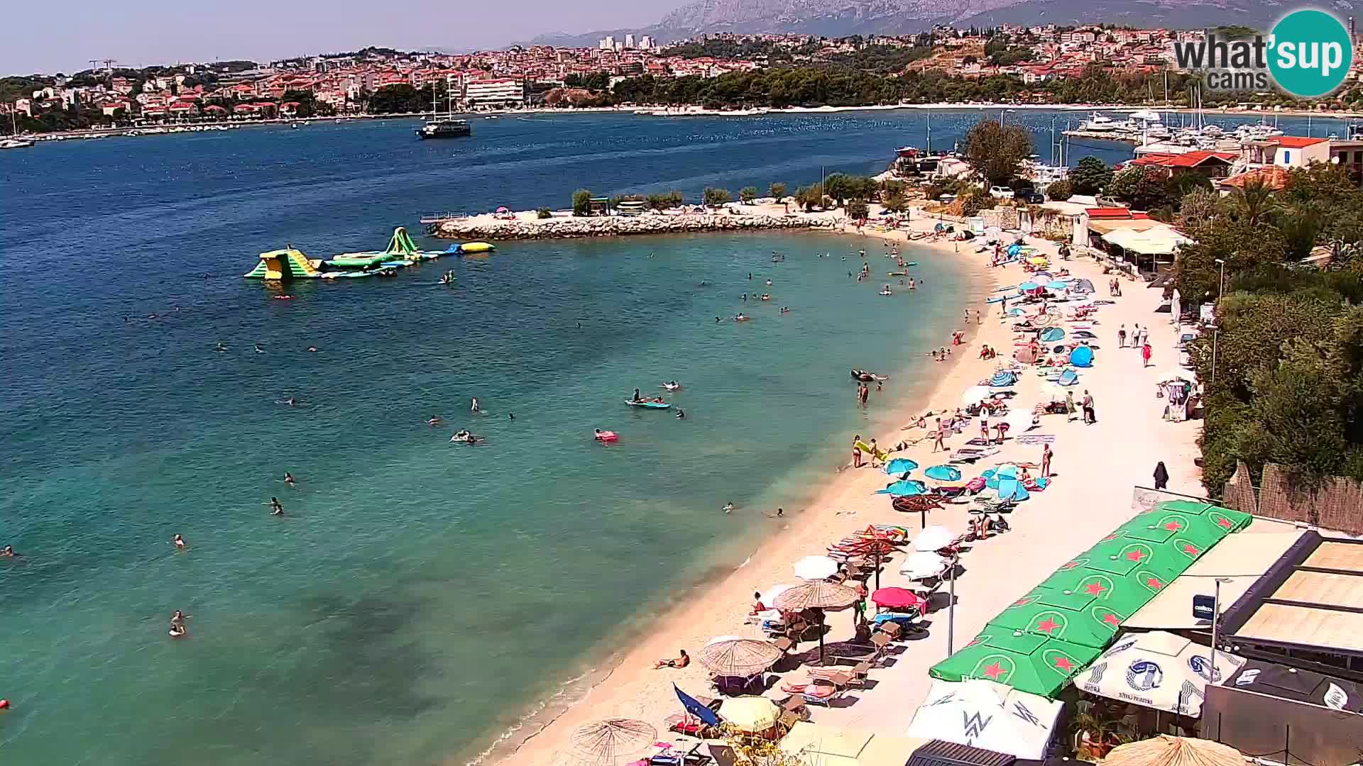Webcam plage de Podstrana – Vue en direct depuis Hotel Split