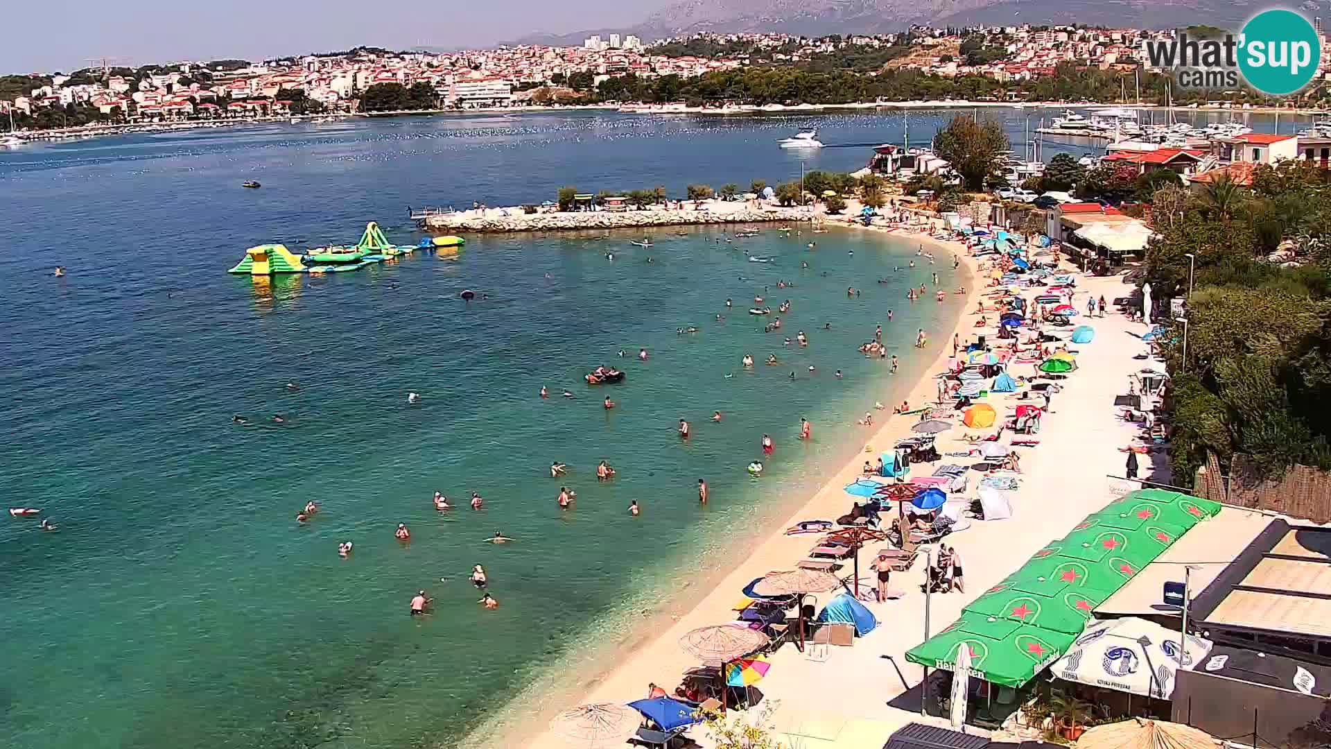 Webcam plage de Podstrana – Vue en direct depuis Hotel Split