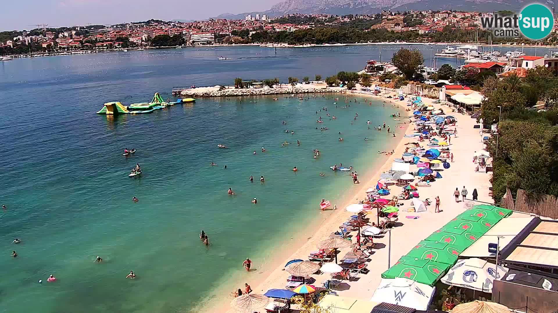Webcam Playa de Podstrana – Vista en directo desde Hotel Split