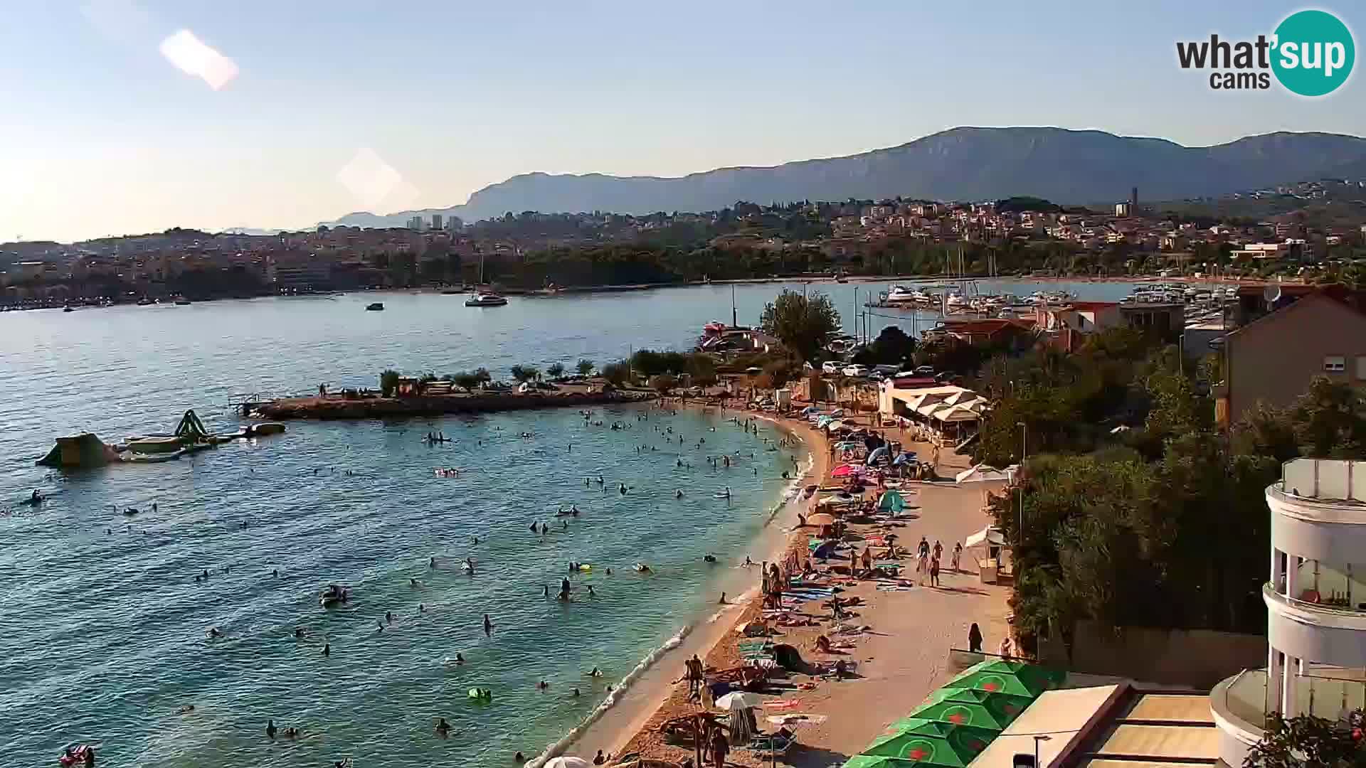 Spletna kamera Plaža Podstrana – Pogled v živo