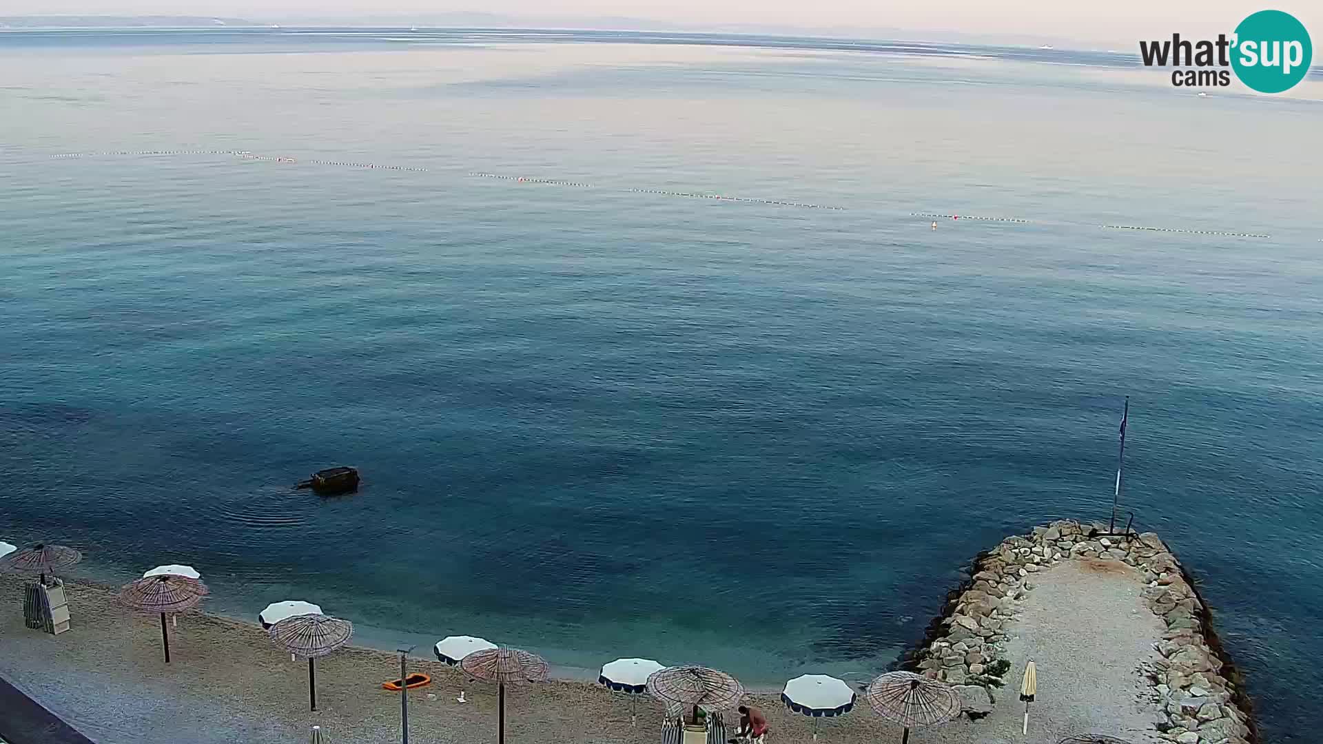 Podstrana Strand Webcam – Liveblick vom Hotel Split