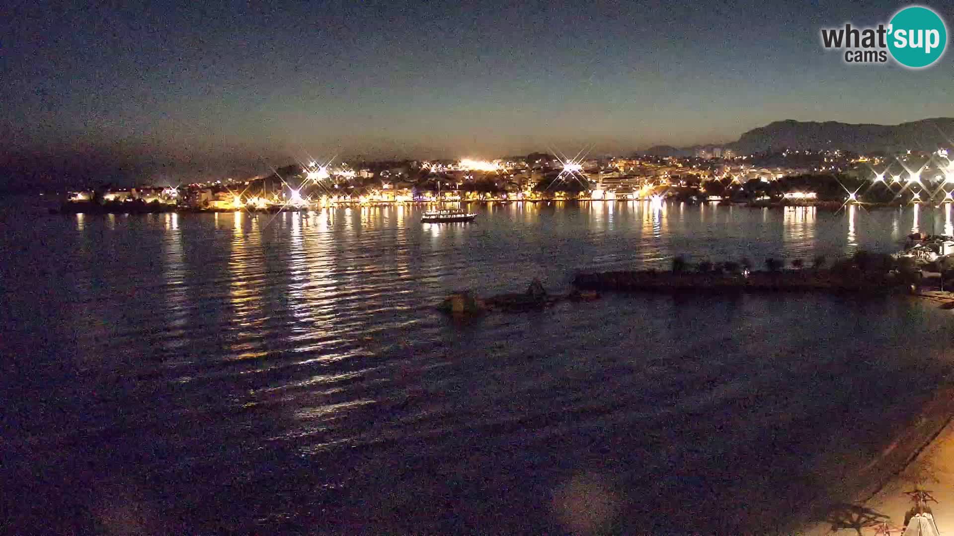 Webcam plage de Podstrana – Vue en direct depuis Hotel Split