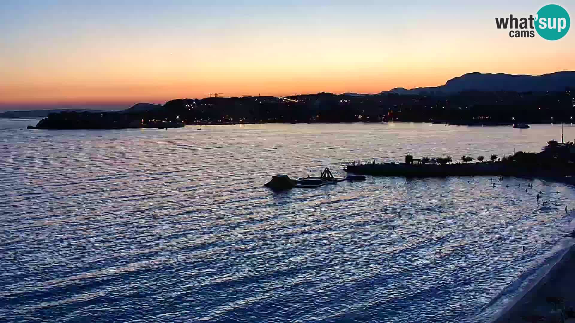 Webcam Playa de Podstrana – Vista en directo desde Hotel Split