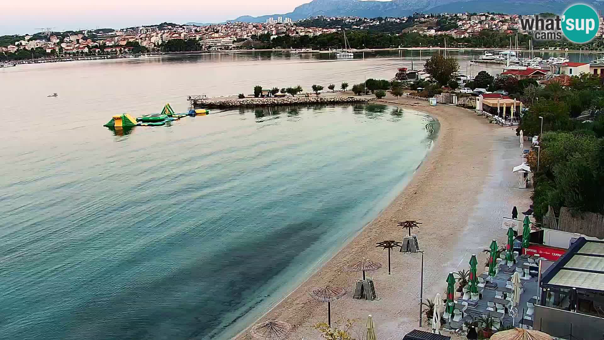 Spletna kamera Plaža Podstrana – Pogled v živo