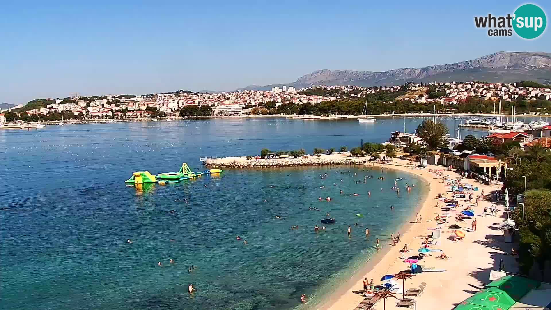 Podstrana Strand Webcam – Liveblick vom Hotel Split