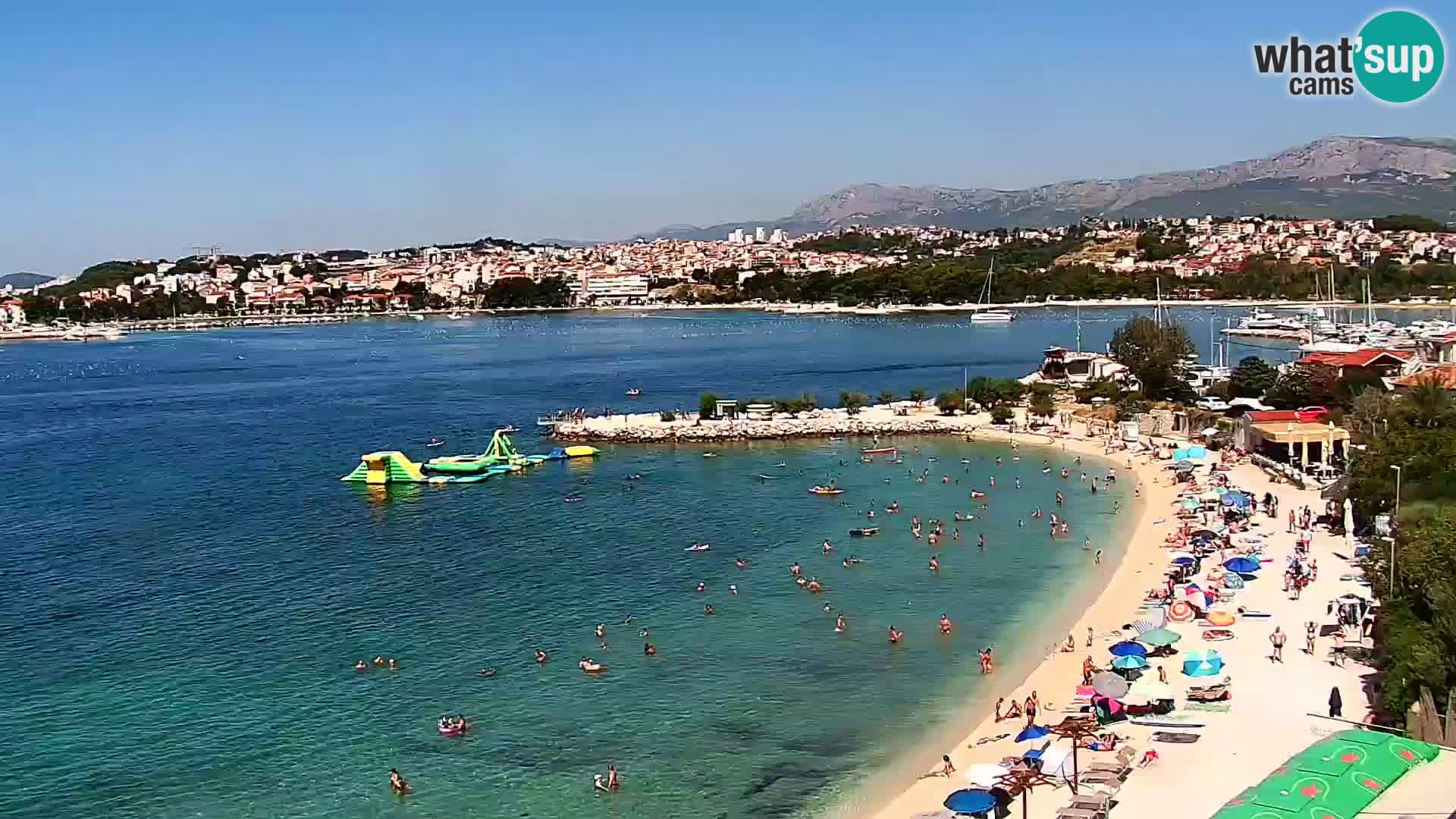 Webcam plage de Podstrana – Vue en direct depuis Hotel Split