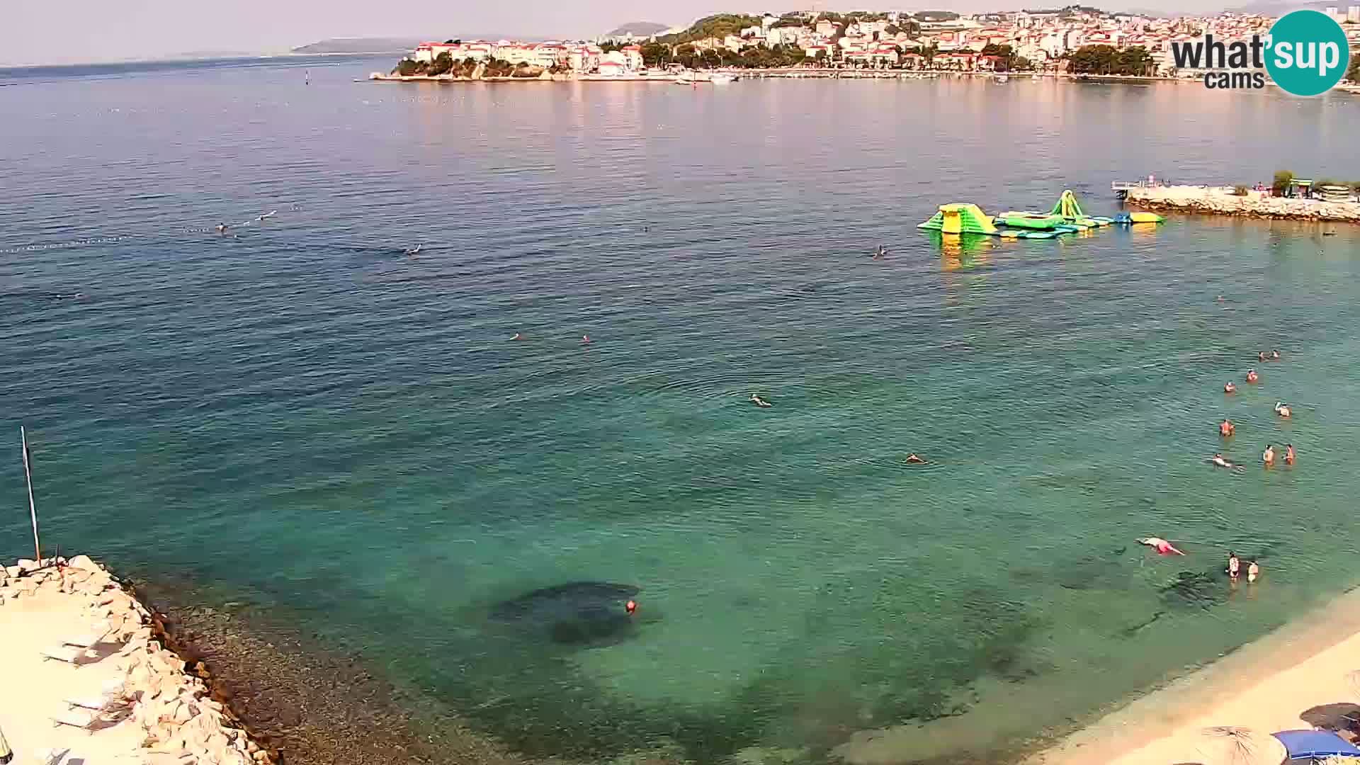 Spletna kamera Plaža Podstrana – Pogled v živo