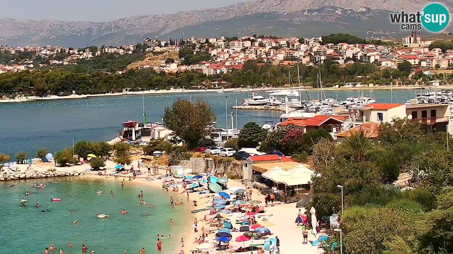 Webcam plage de Podstrana – Vue en direct depuis Hotel Split