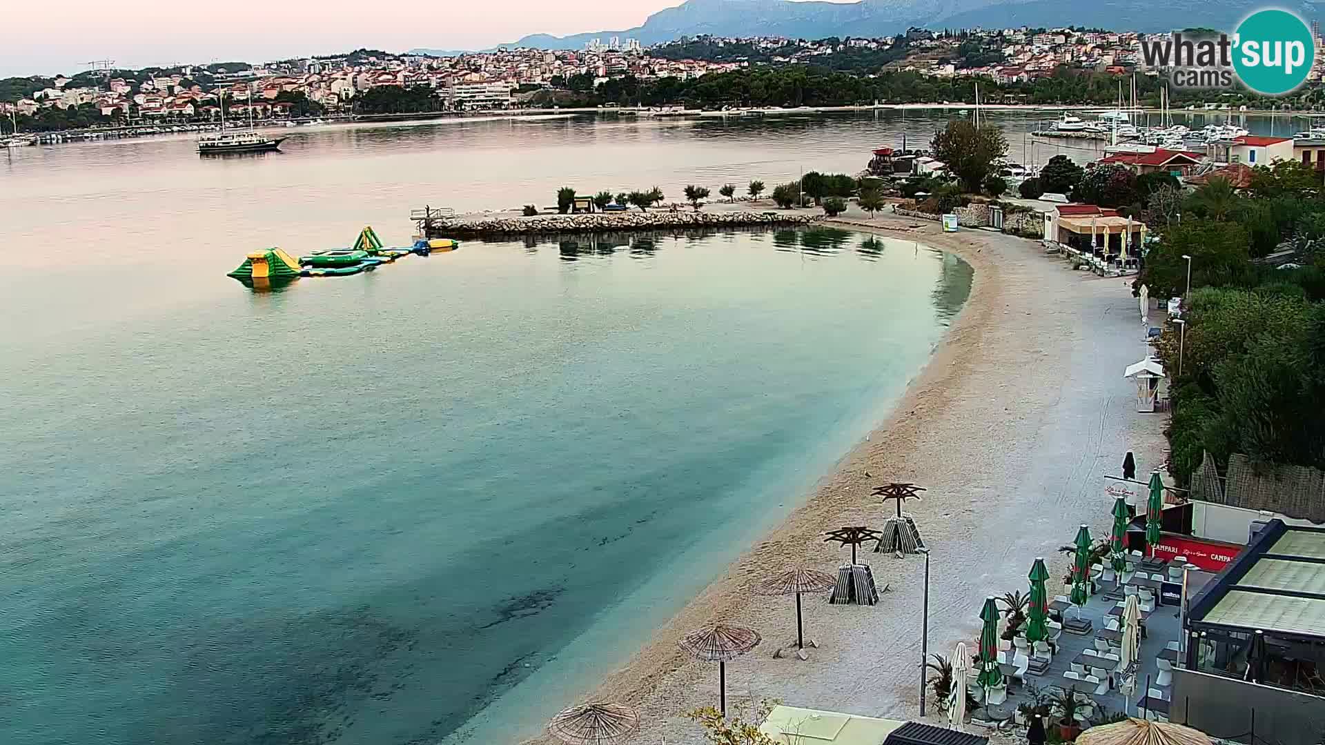 Webcam plage de Podstrana – Vue en direct depuis Hotel Split