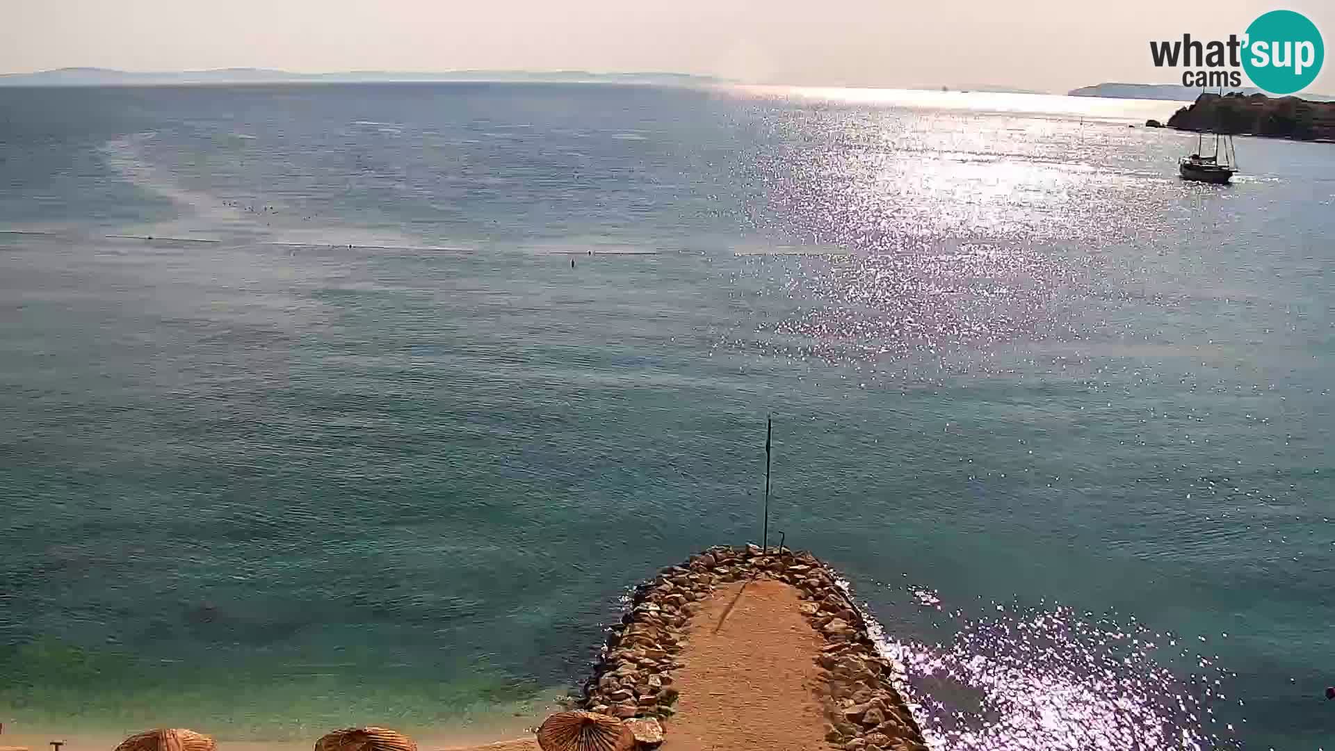 Webcam plage de Podstrana – Vue en direct depuis Hotel Split