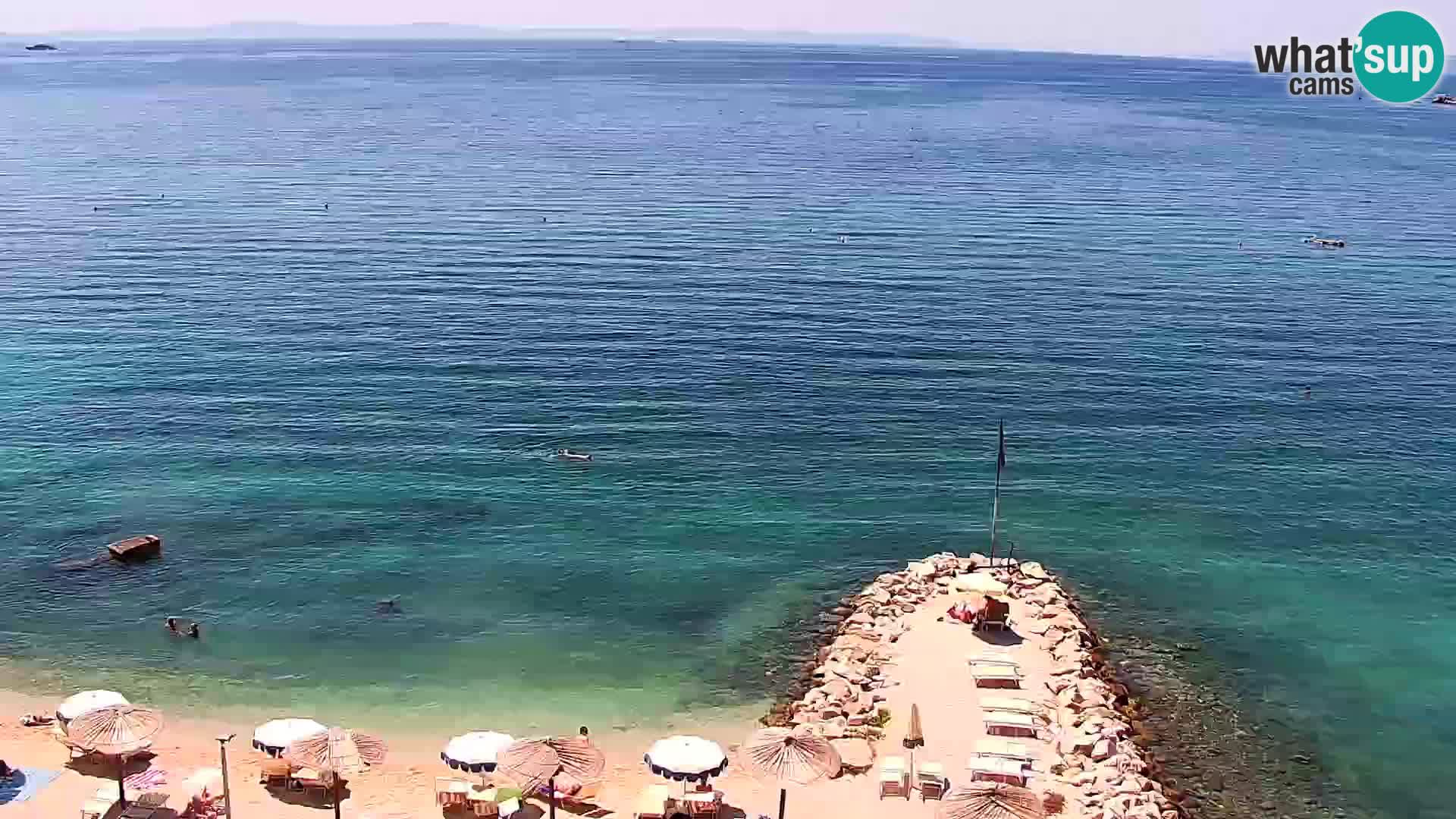 Podstrana Strand Webcam – Liveblick vom Hotel Split