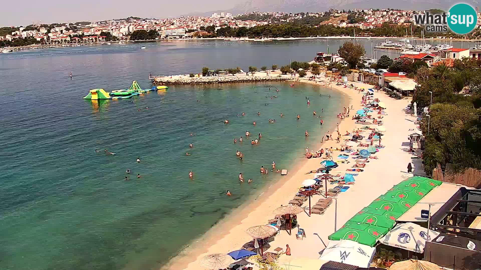 Web kamera Plaža Podstrana – Pogled uživo