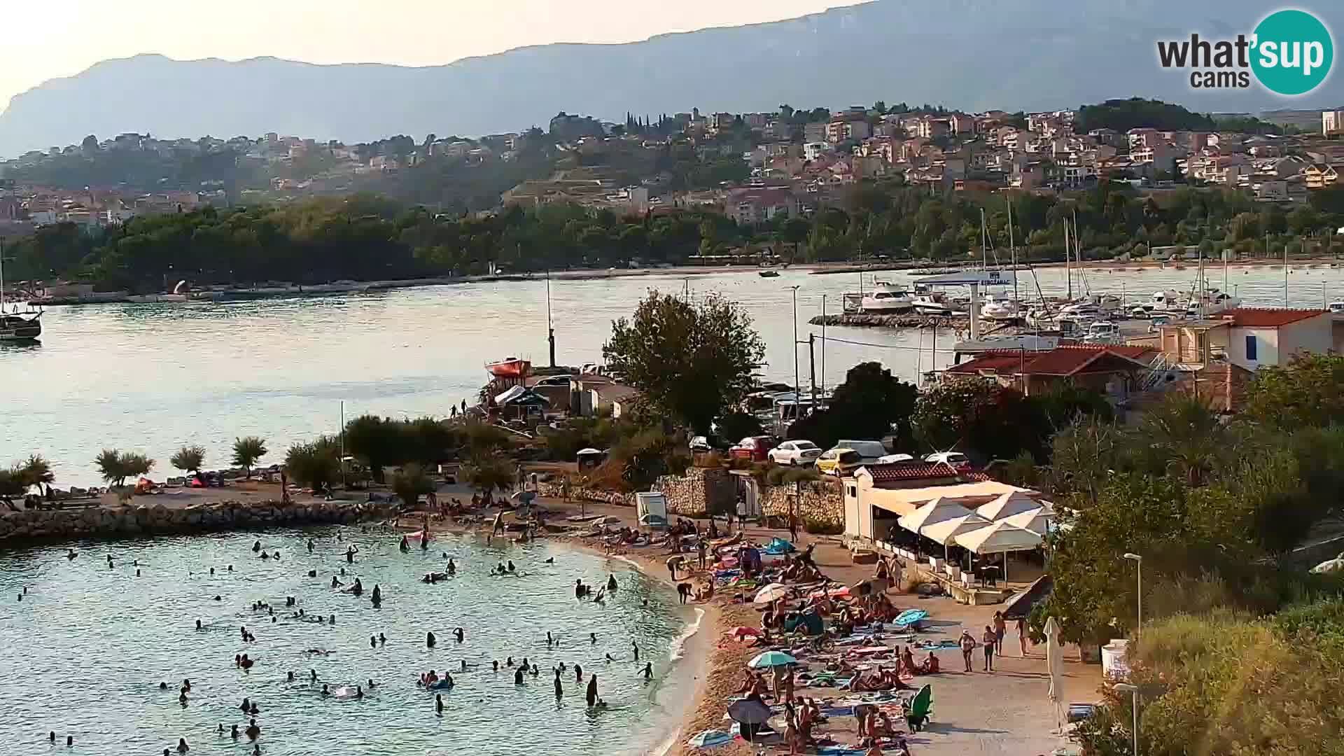 Web kamera Plaža Podstrana – Pogled uživo