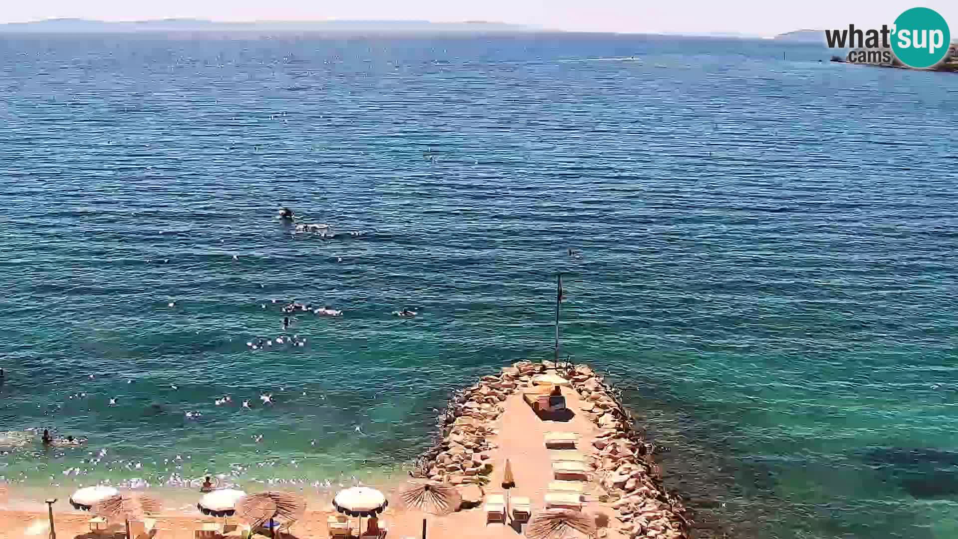 Webcam plage de Podstrana – Vue en direct depuis Hotel Split