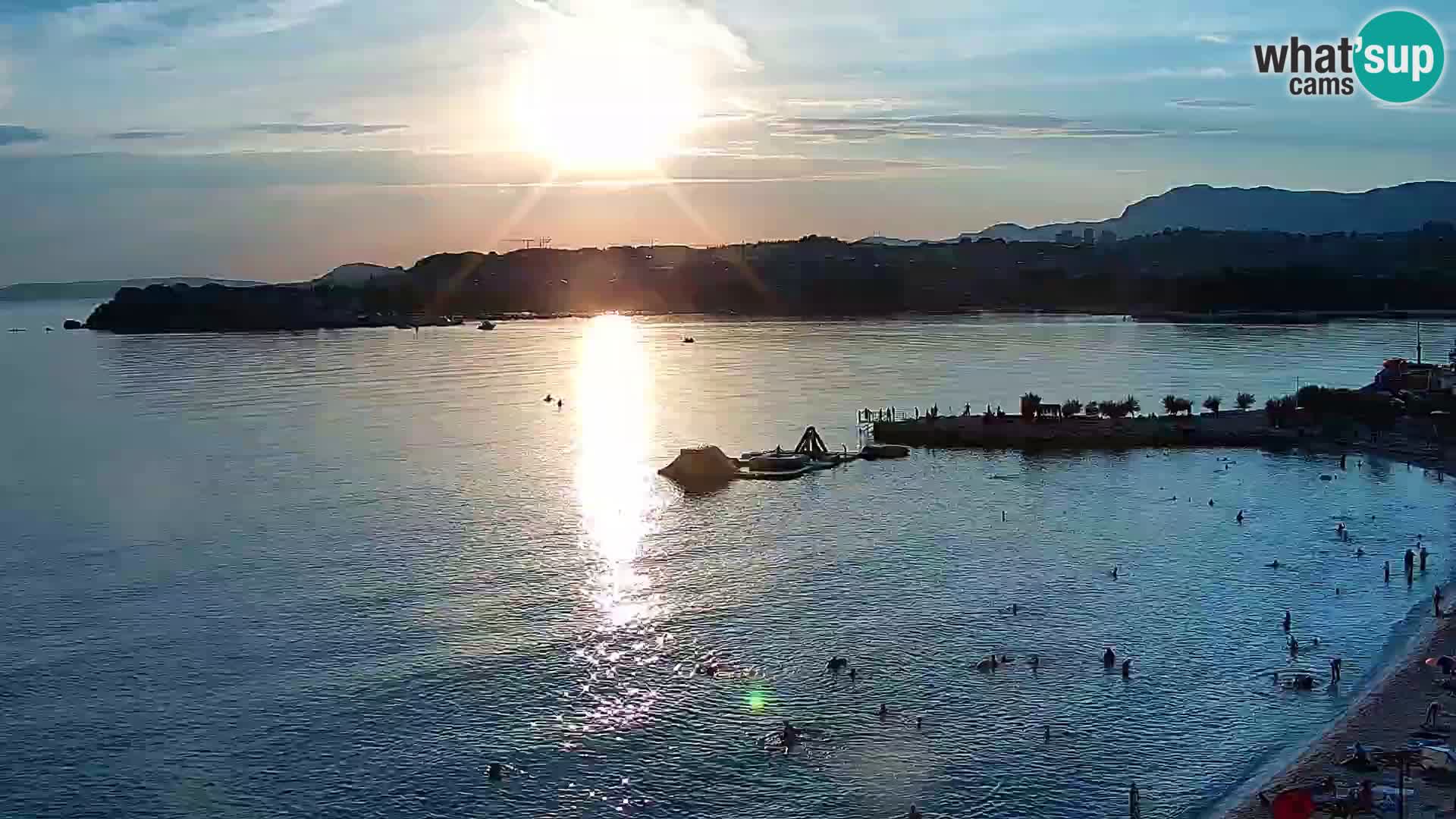 Webcam plage de Podstrana – Vue en direct depuis Hotel Split