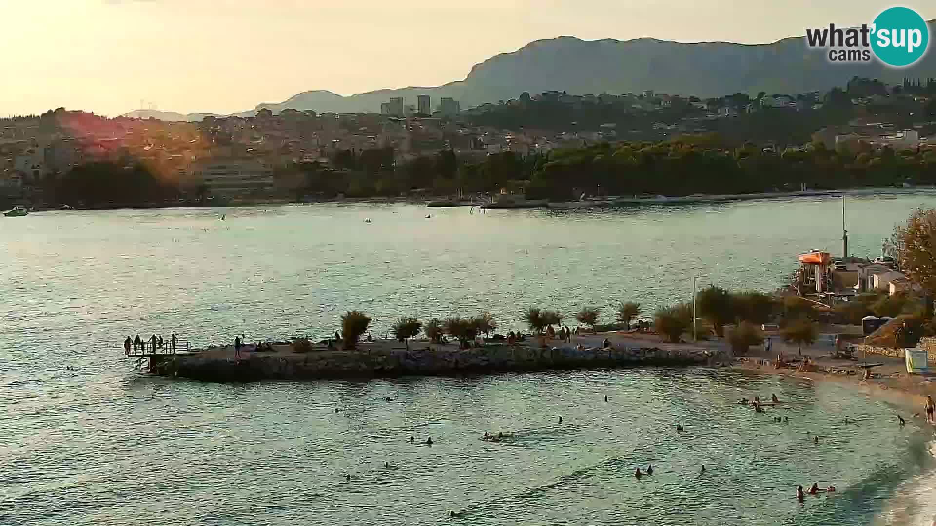 Webcam Playa de Podstrana – Vista en directo desde Hotel Split