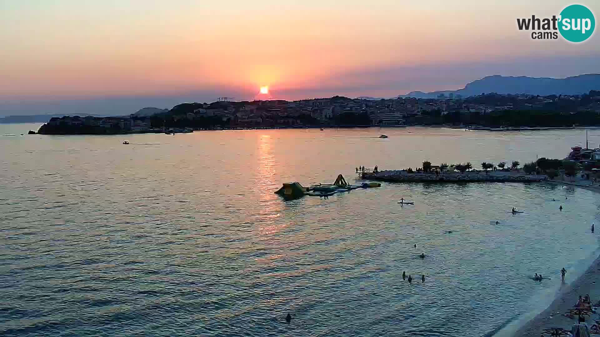 Podstrana Strand Webcam – Liveblick vom Hotel Split