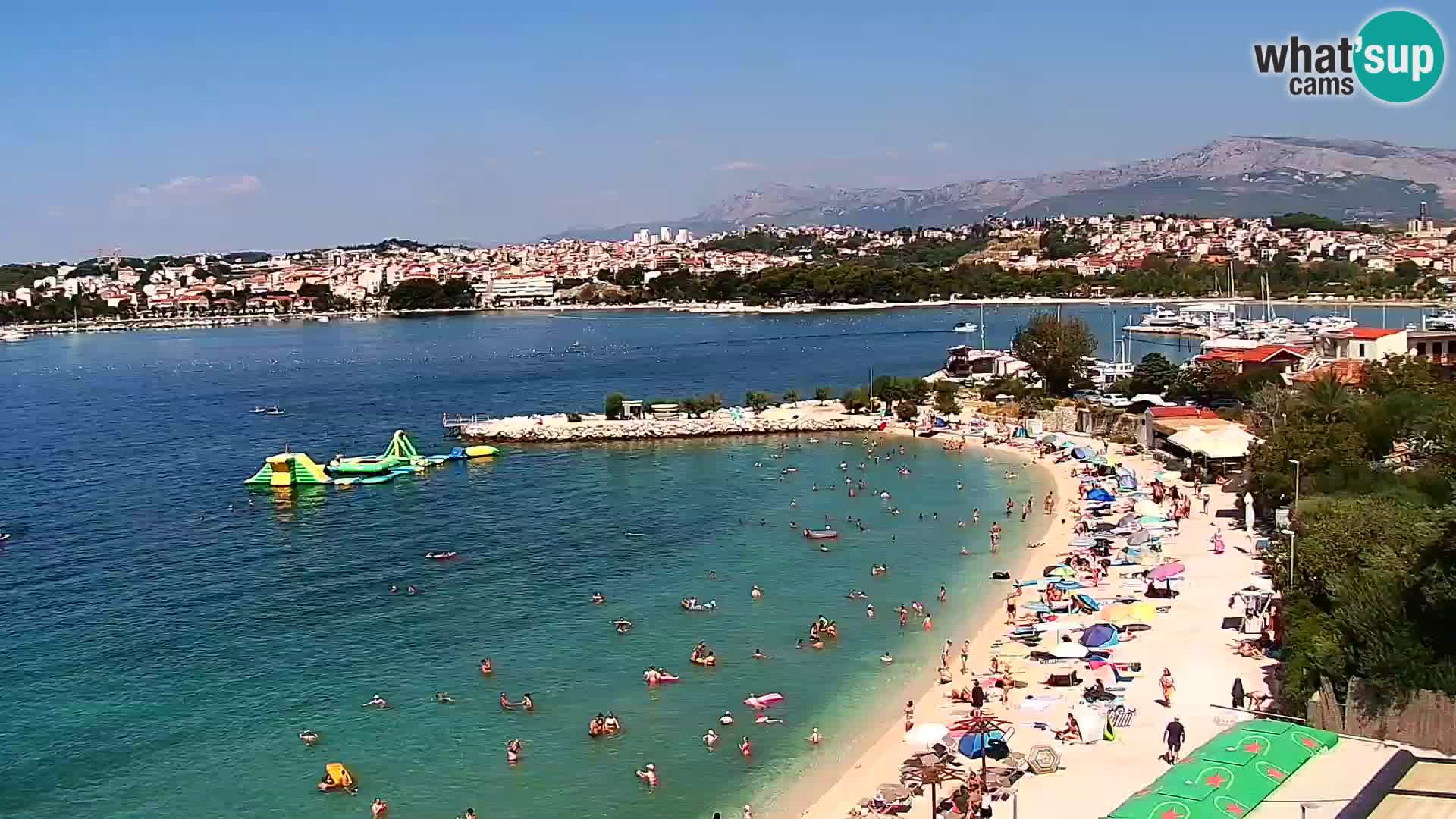 Webcam plage de Podstrana – Vue en direct depuis Hotel Split