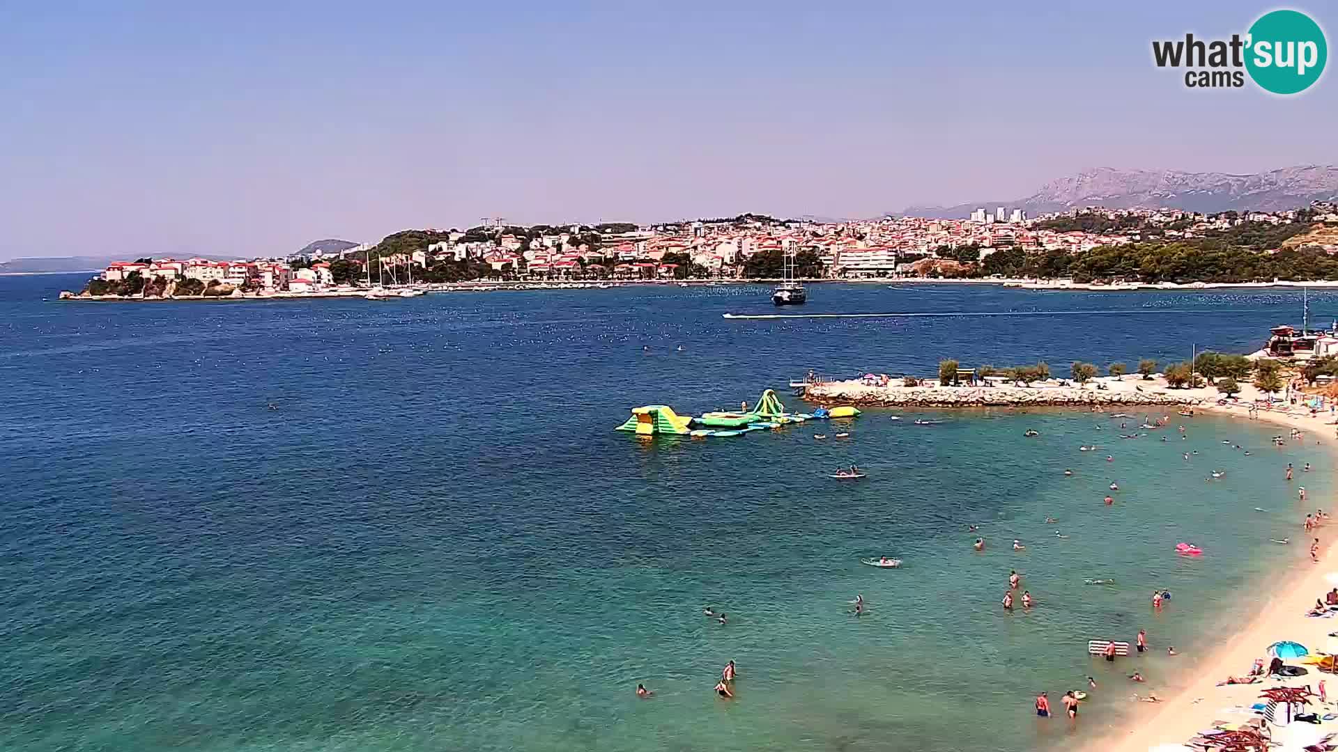 Webcam plage de Podstrana – Vue en direct depuis Hotel Split