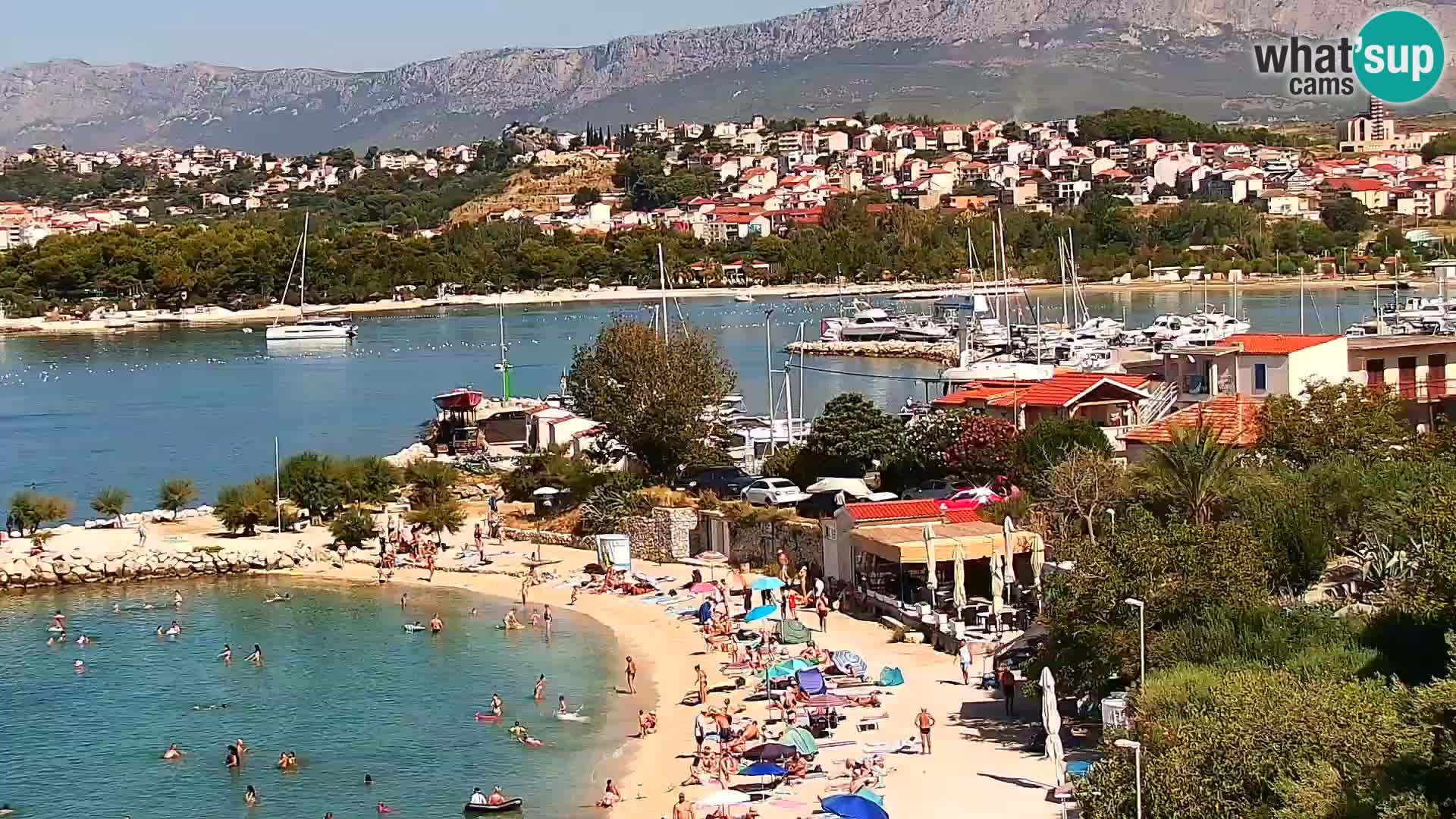 Webcam Playa de Podstrana – Vista en directo desde Hotel Split