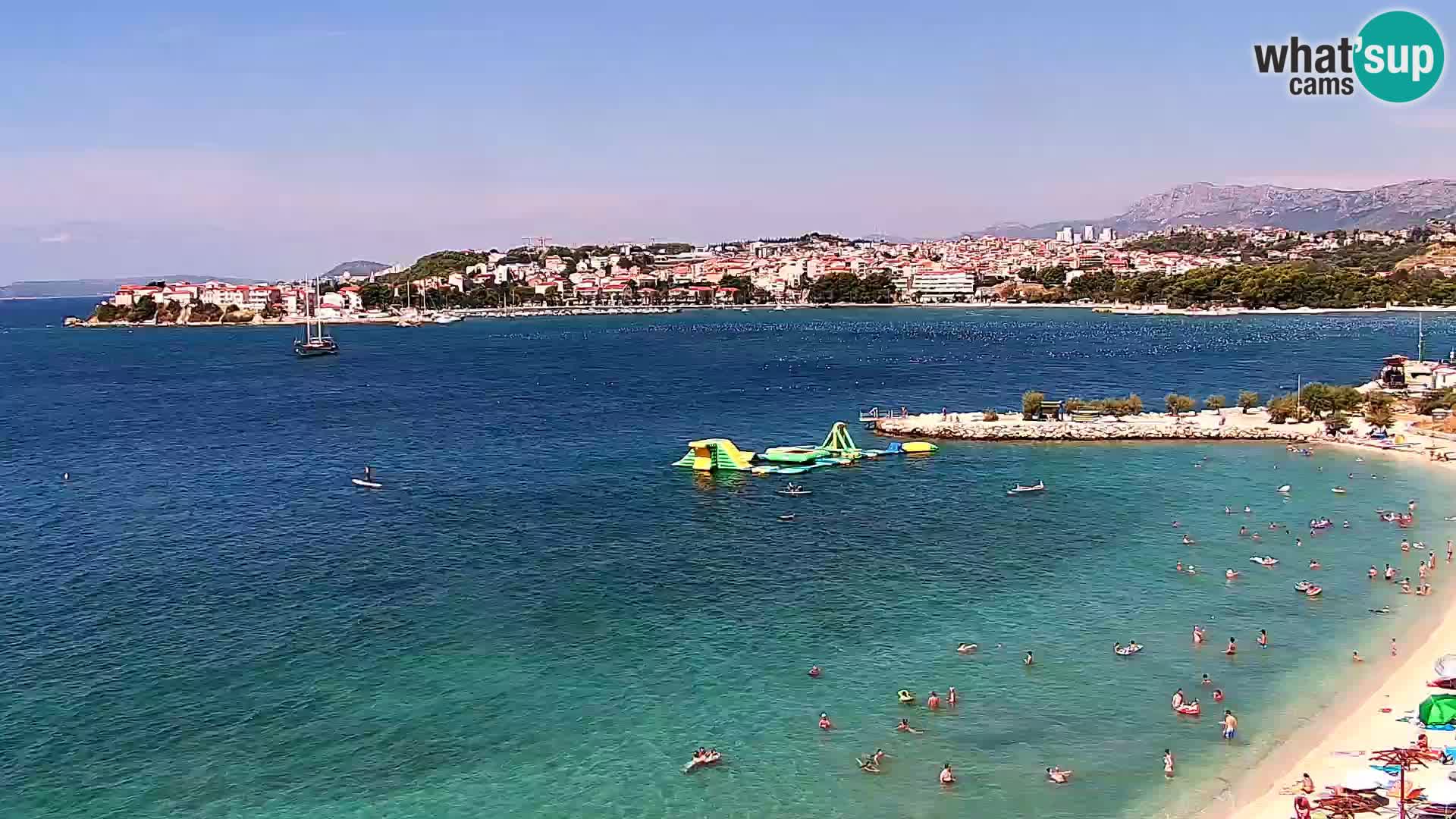 Webcam Playa de Podstrana – Vista en directo desde Hotel Split