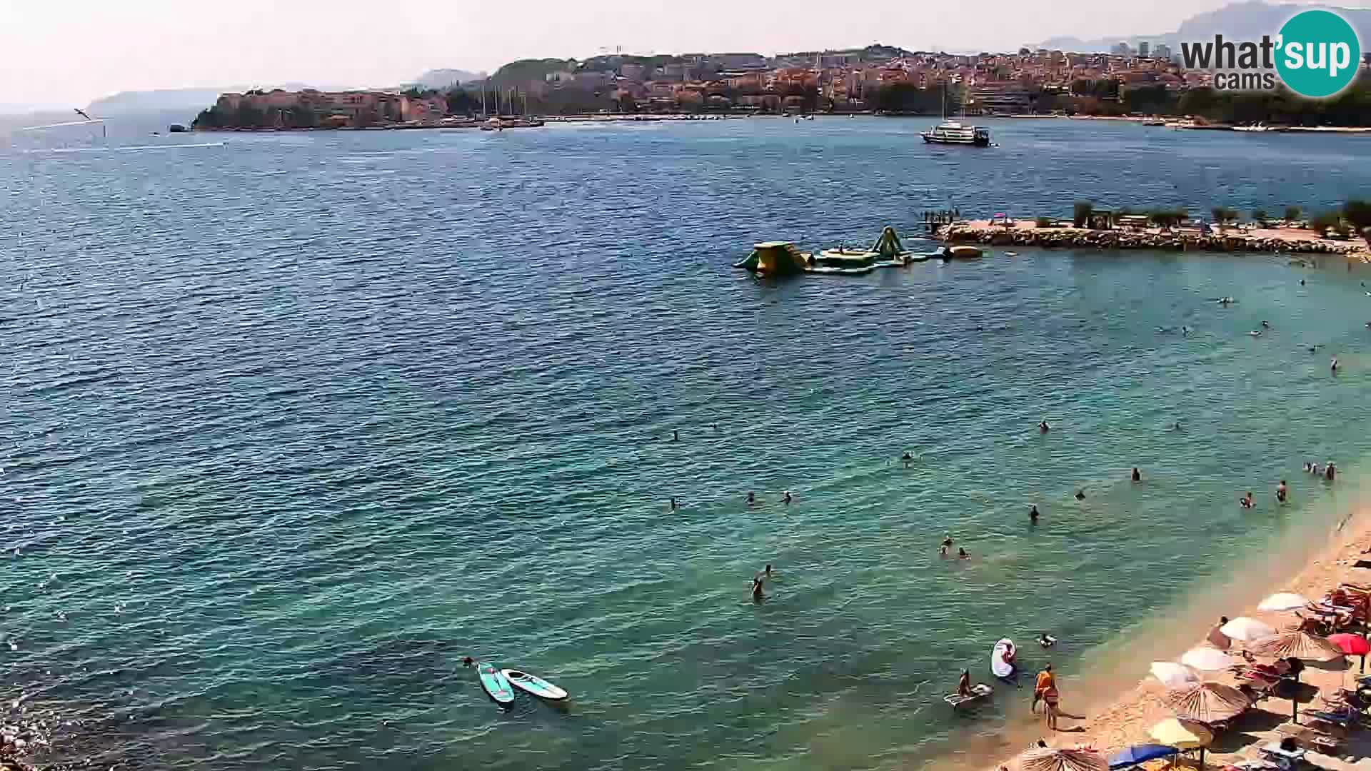Spletna kamera Plaža Podstrana – Pogled v živo