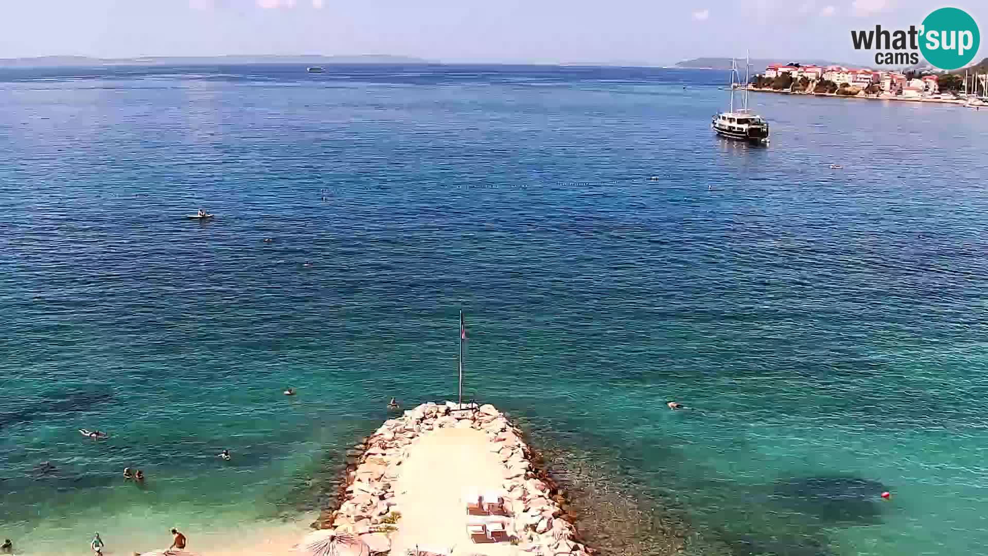 Web kamera Plaža Podstrana – Pogled uživo