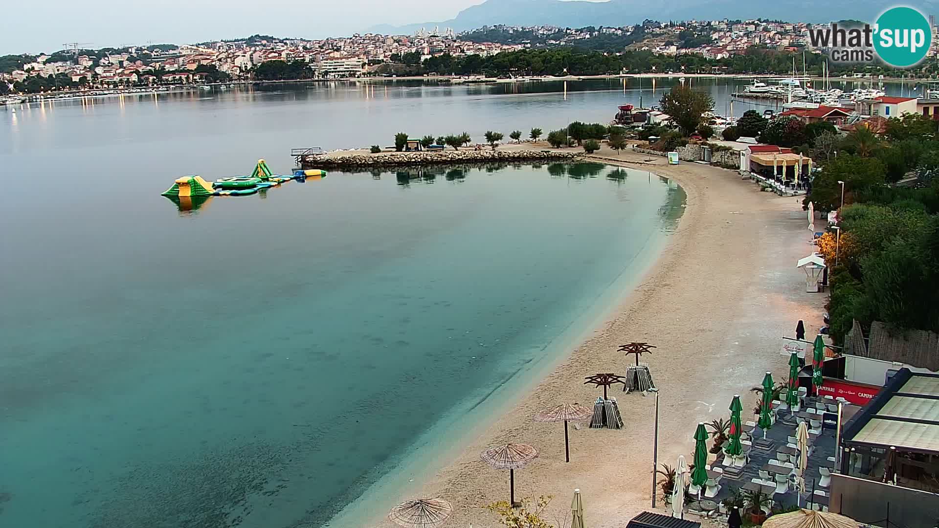 Webcam Playa de Podstrana – Vista en directo desde Hotel Split