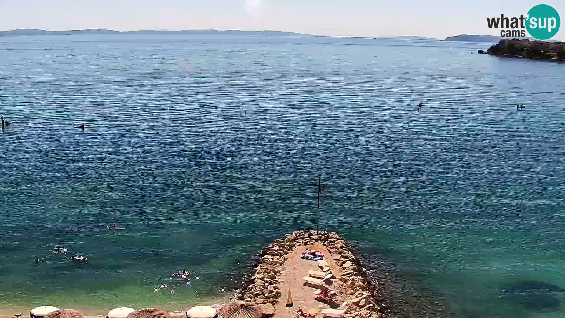 Spletna kamera Plaža Podstrana – Pogled v živo