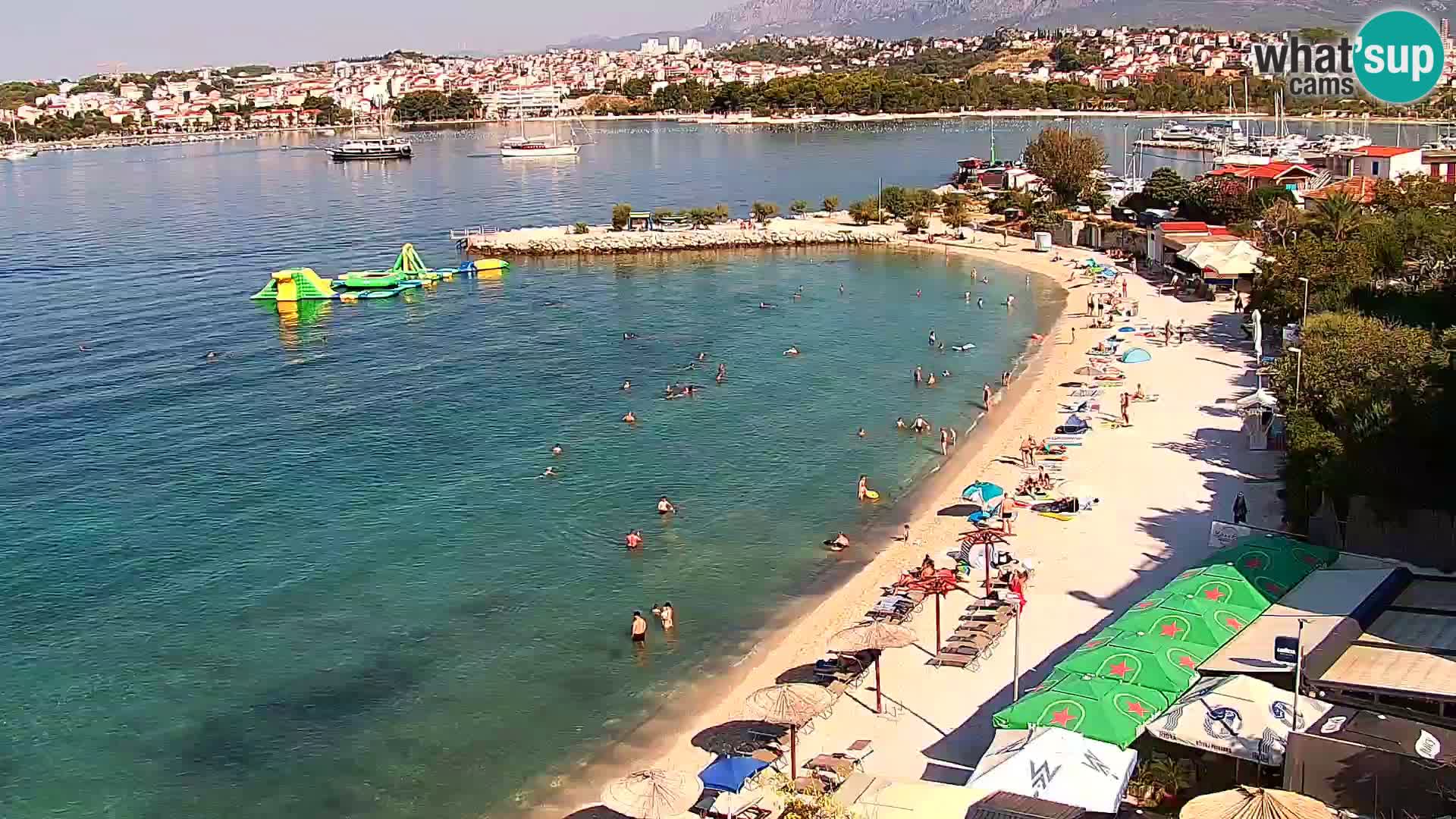 Webcam Playa de Podstrana – Vista en directo desde Hotel Split