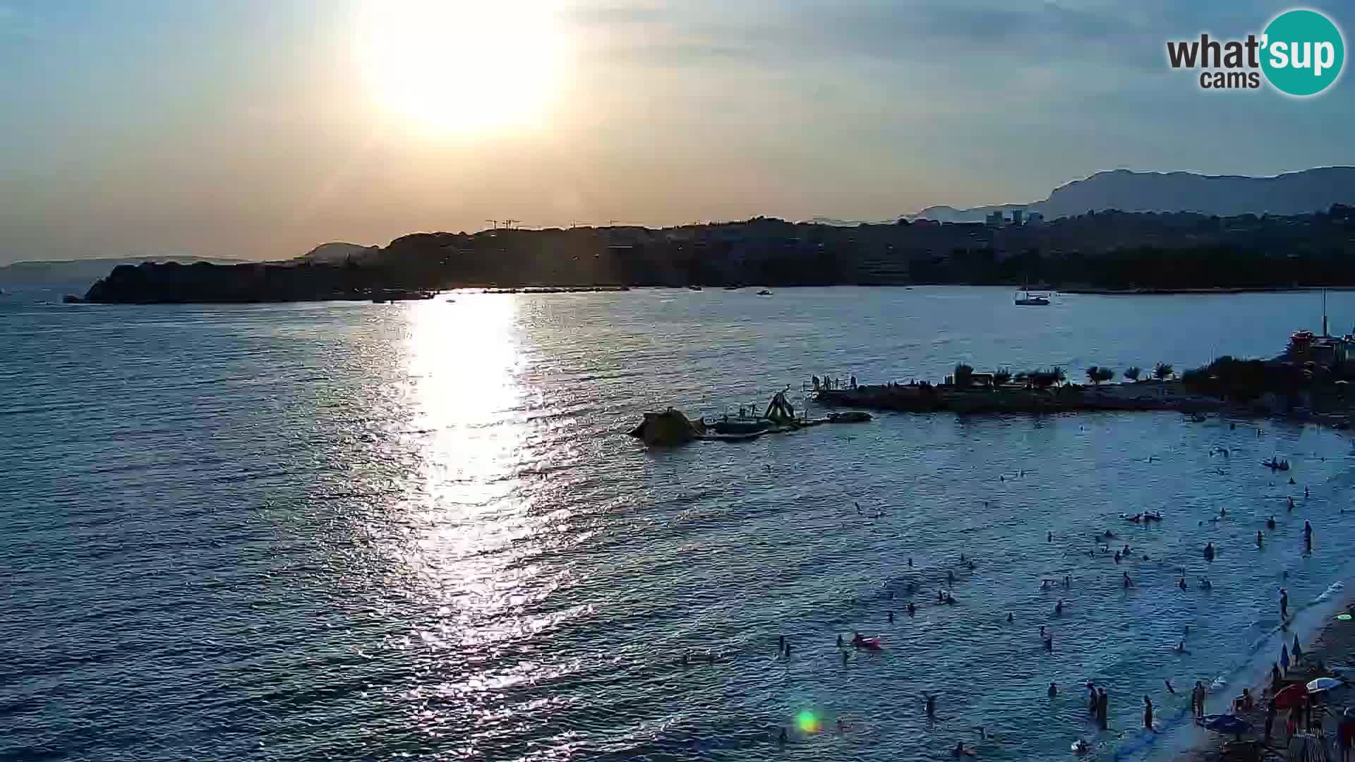 Webcam plage de Podstrana – Vue en direct depuis Hotel Split