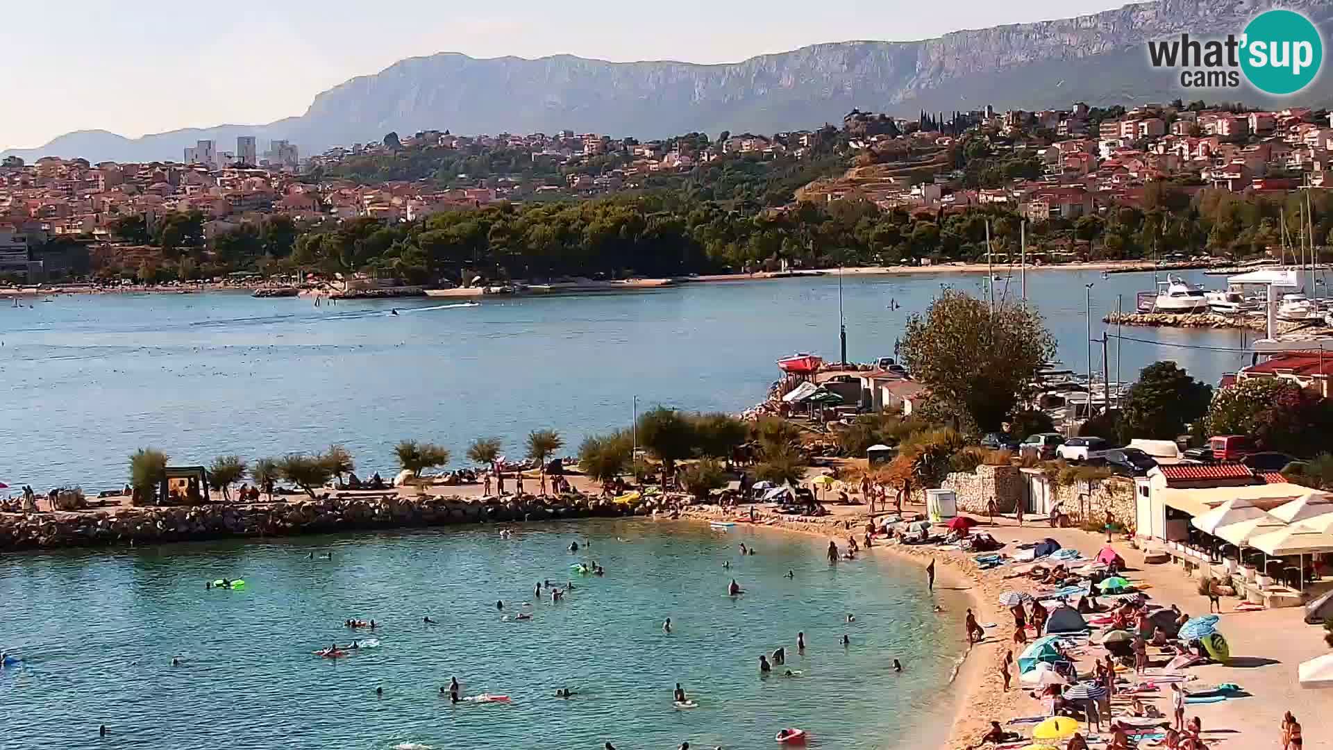 Webcam plage de Podstrana – Vue en direct depuis Hotel Split