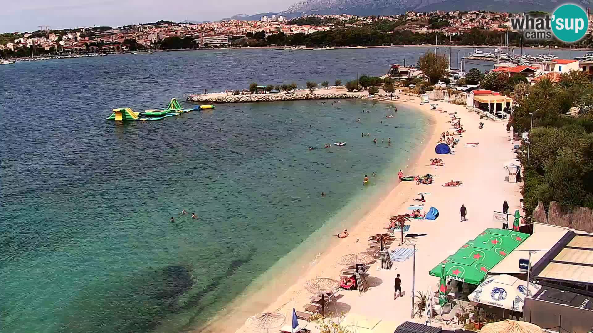 Webcam plage de Podstrana – Vue en direct depuis Hotel Split