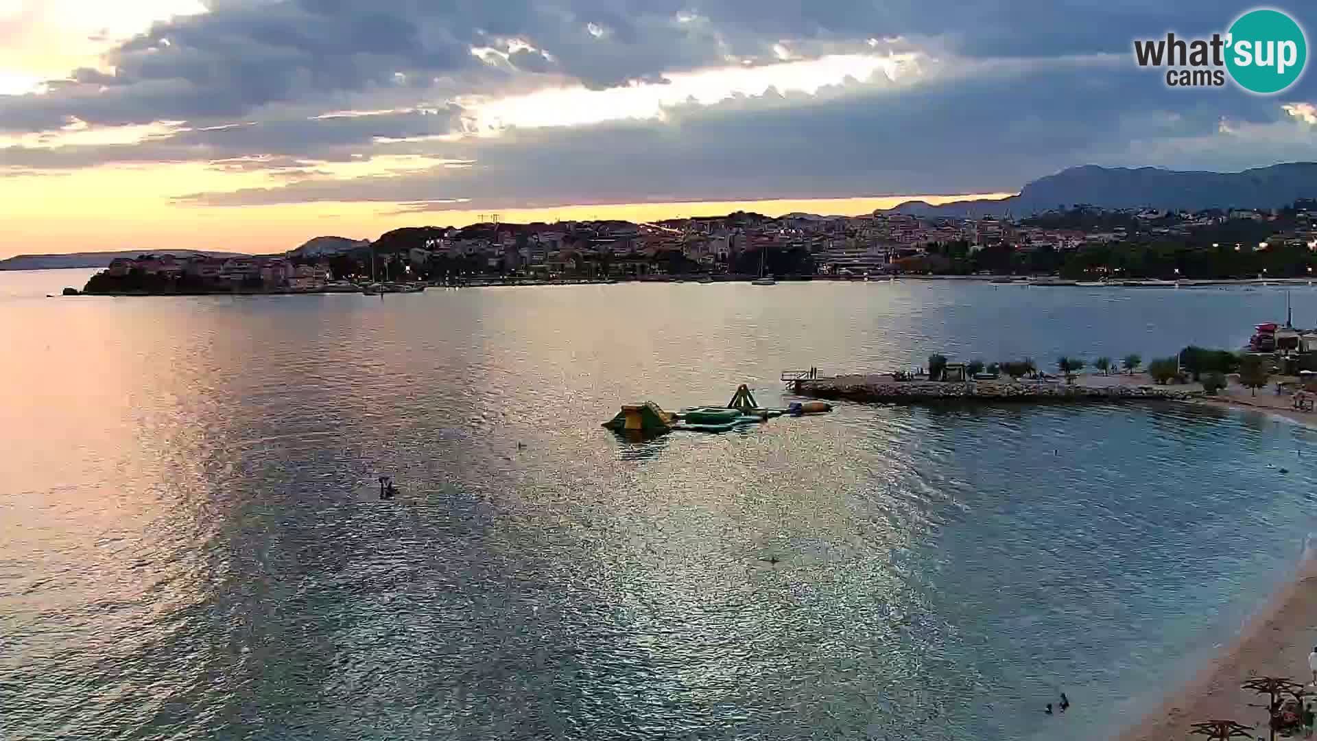Spletna kamera Plaža Podstrana – Pogled v živo