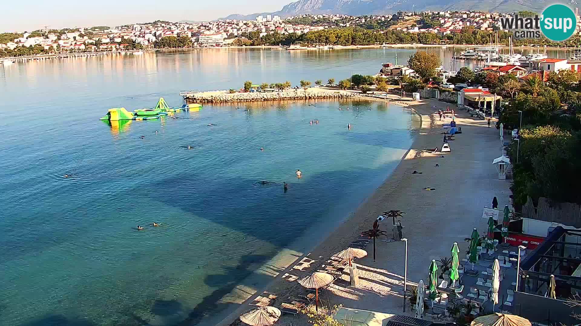 Web kamera Plaža Podstrana – Pogled uživo