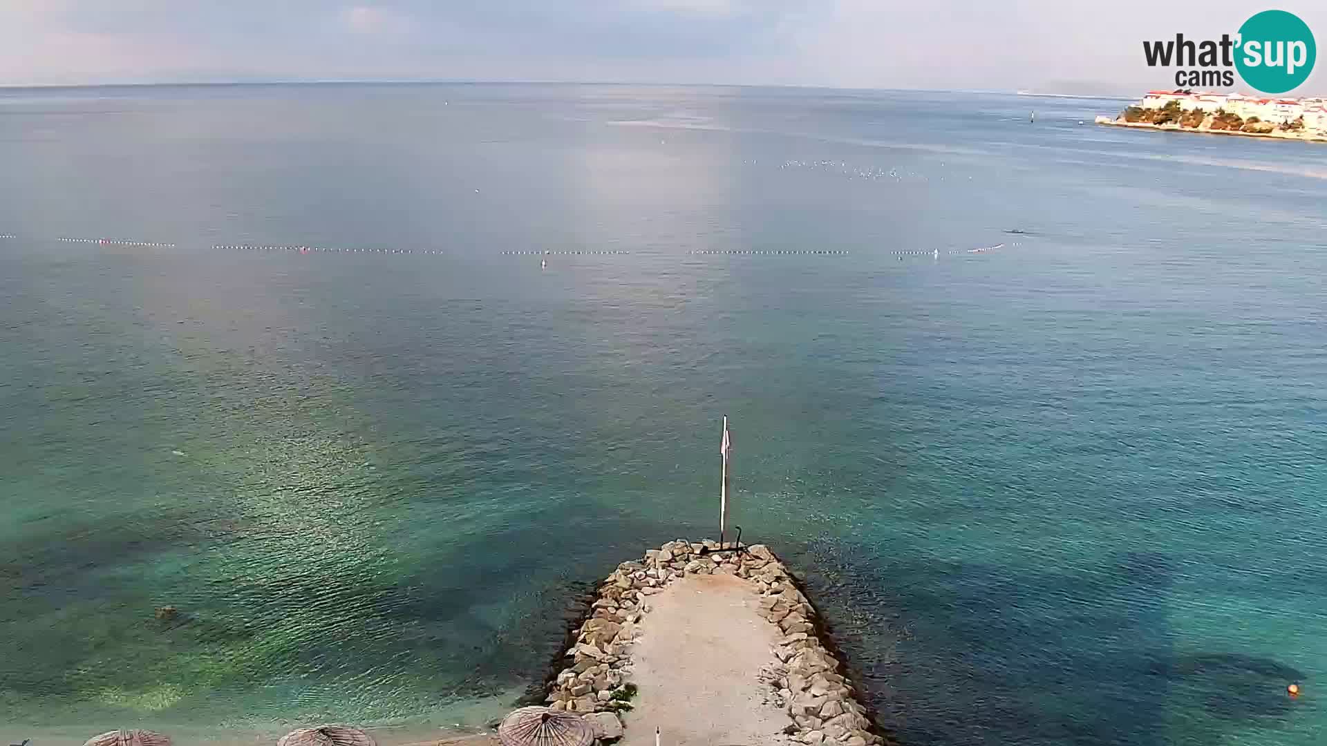 Podstrana Beach Webcam – Live View from Hotel Split