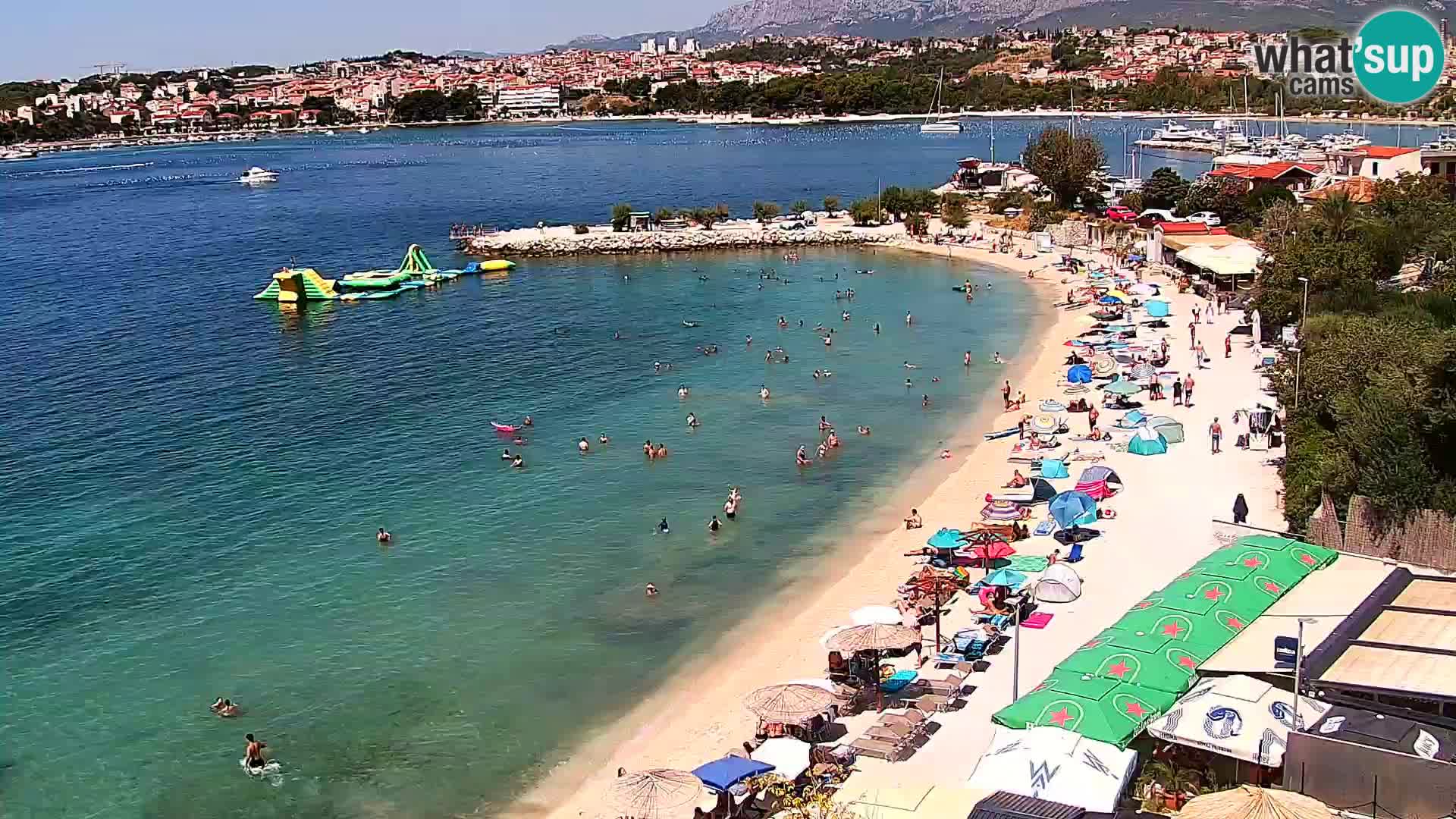 Webcam Playa de Podstrana – Vista en directo desde Hotel Split