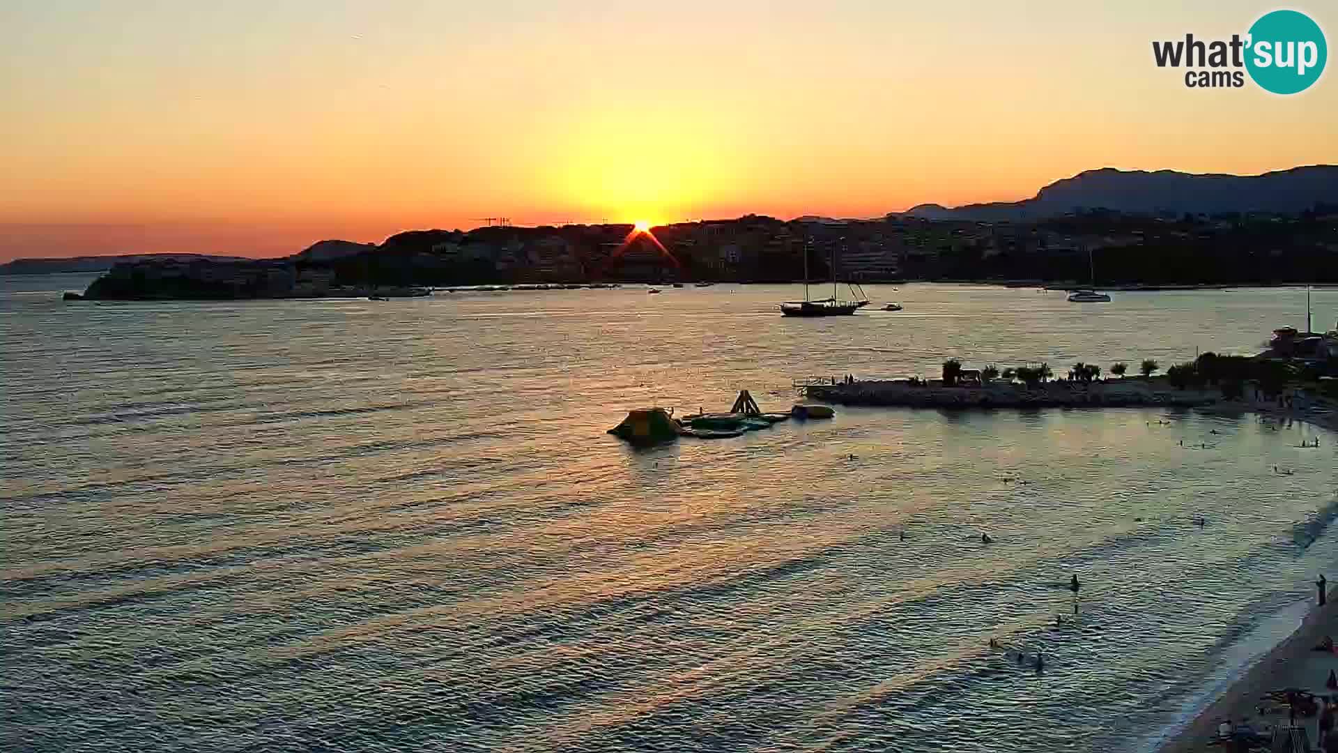 Web kamera Plaža Podstrana – Pogled uživo