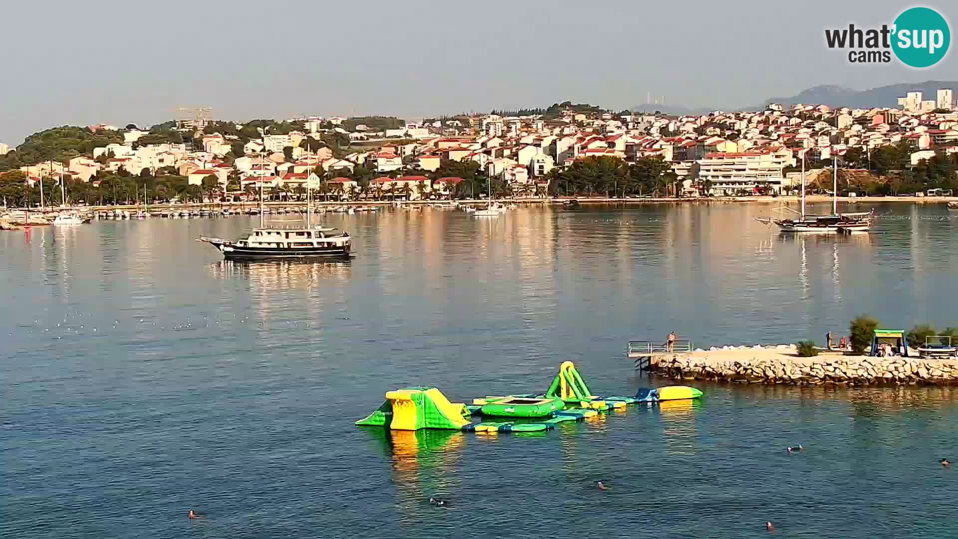 Webcam Playa de Podstrana – Vista en directo desde Hotel Split